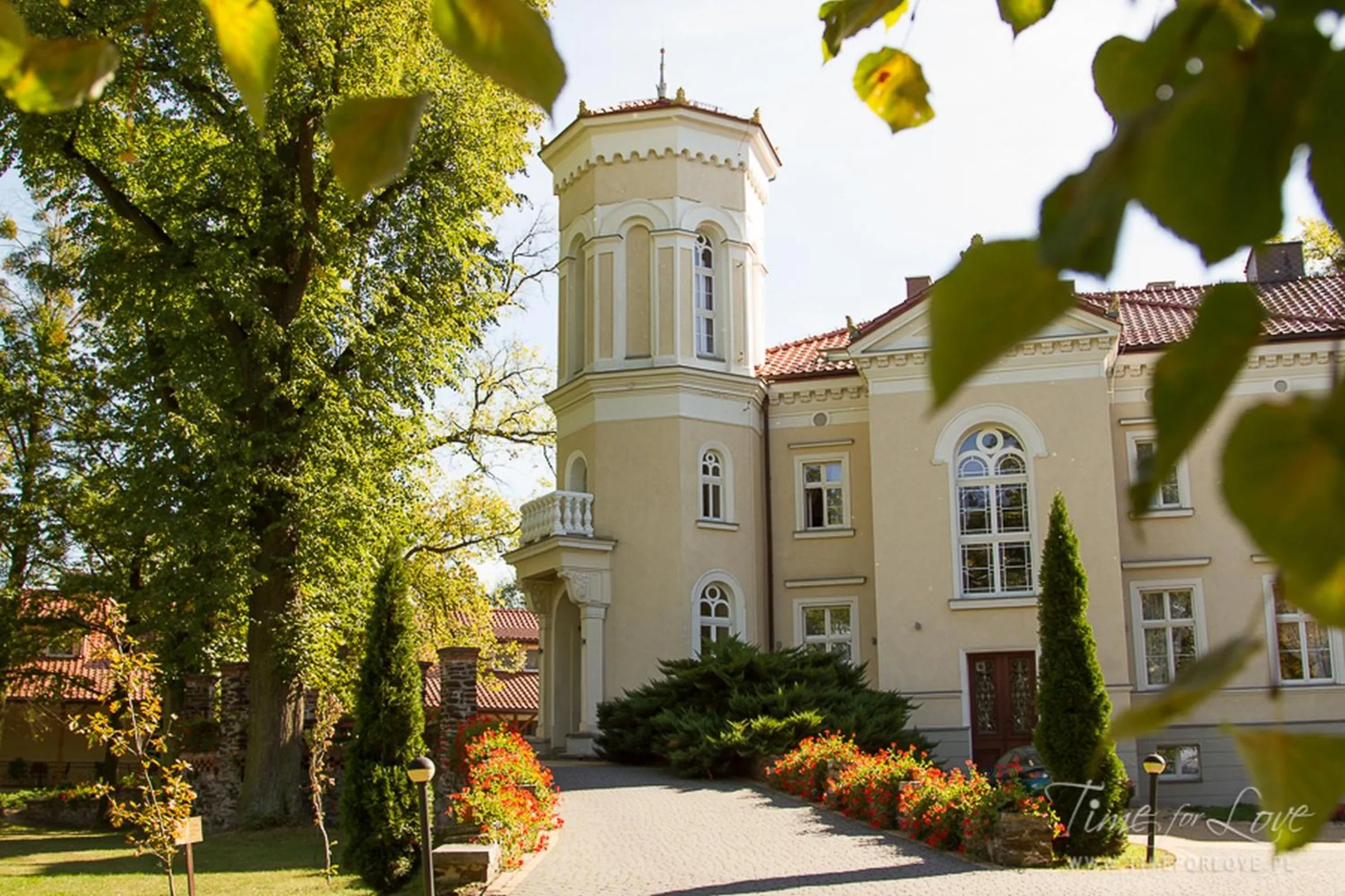 Facade/entrance in Pałac Pawłowice