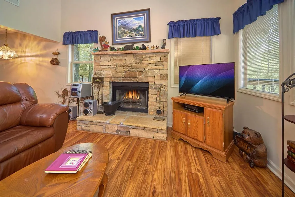 Living room in Mountain Hideaway