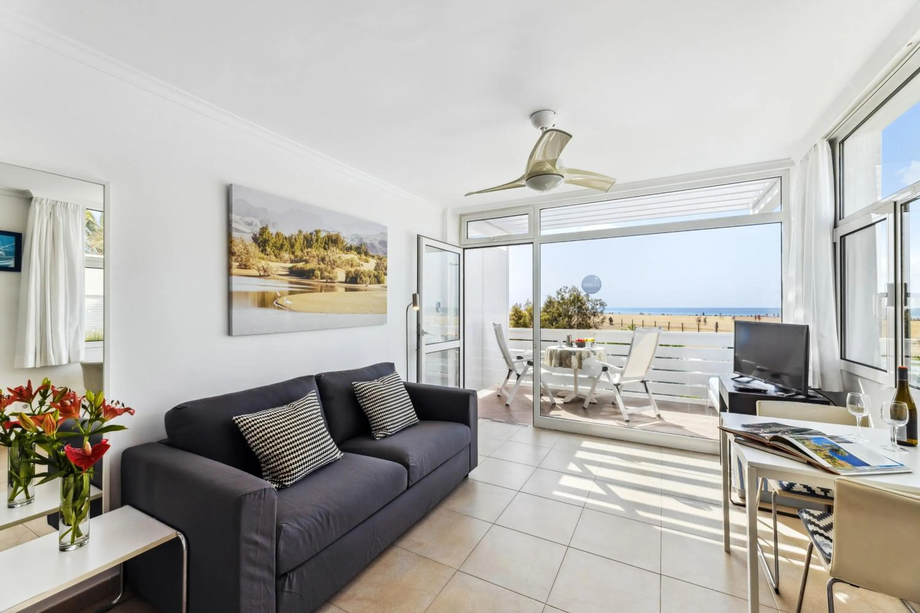 Living room in Apartamentos El Capricho