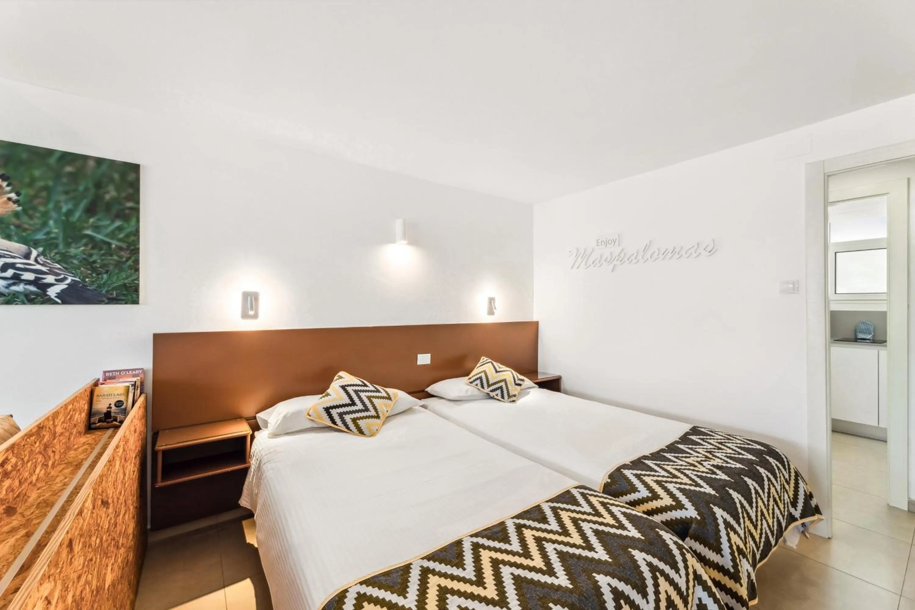 Bed in Apartamentos El Capricho