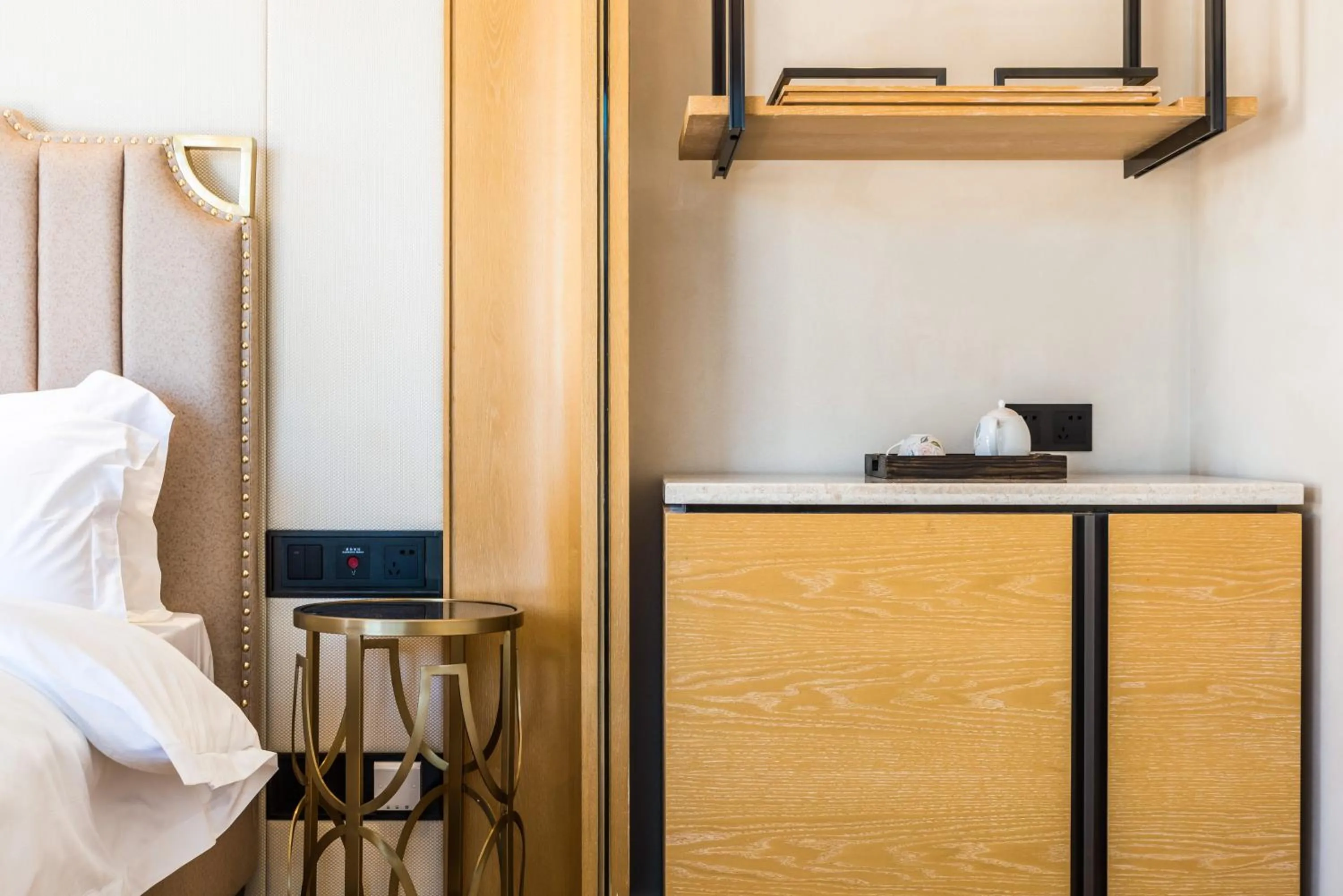 Bed in HaitangBay Loosen Coast Resort Villas