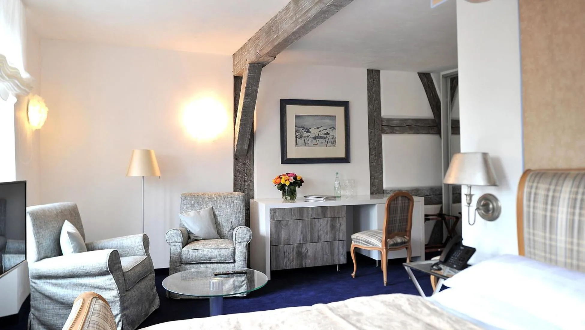 Bedroom, Bed in Schlosshotel Betzenstein