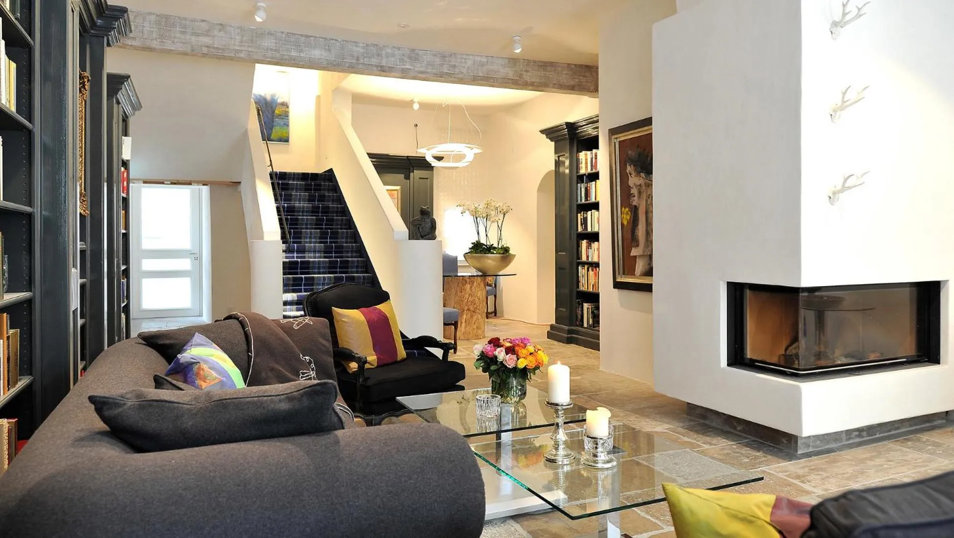 Lobby or reception in Schlosshotel Betzenstein