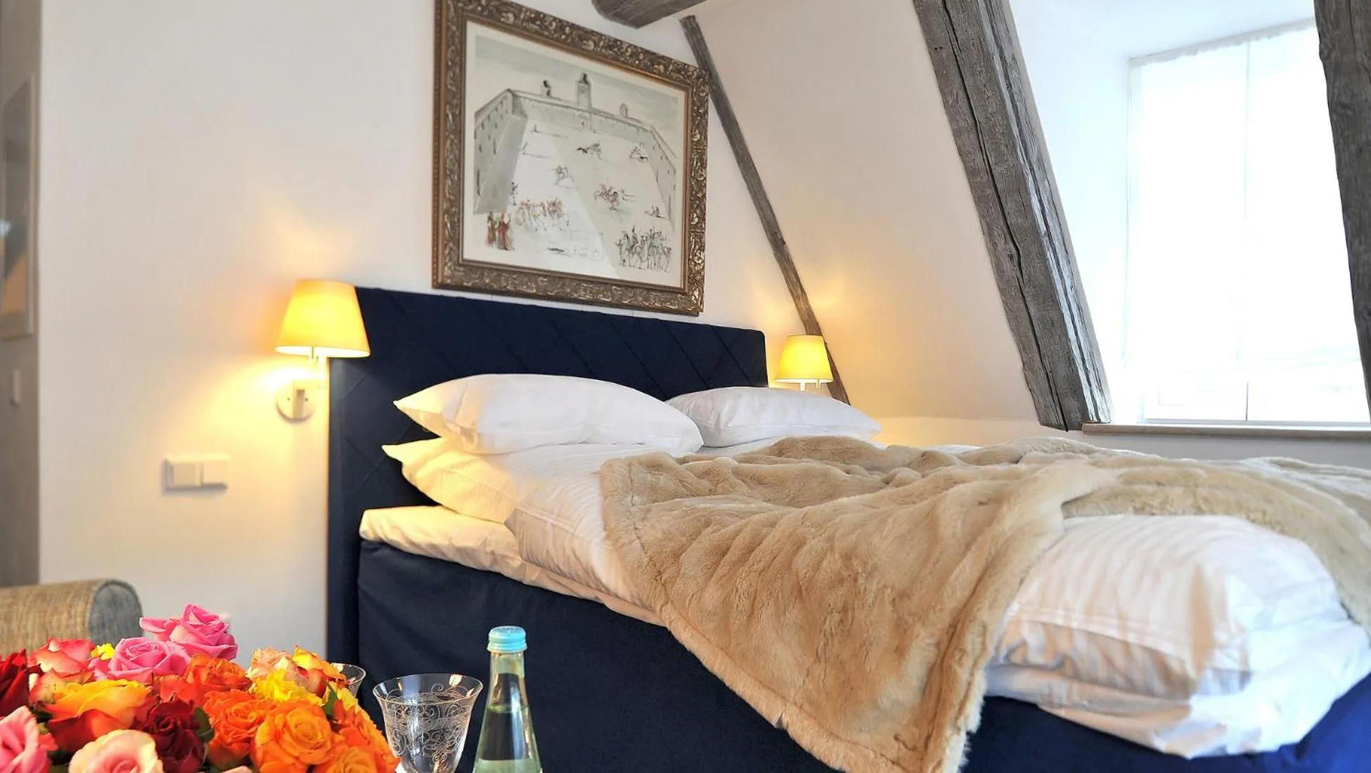 Bedroom, Bed in Schlosshotel Betzenstein