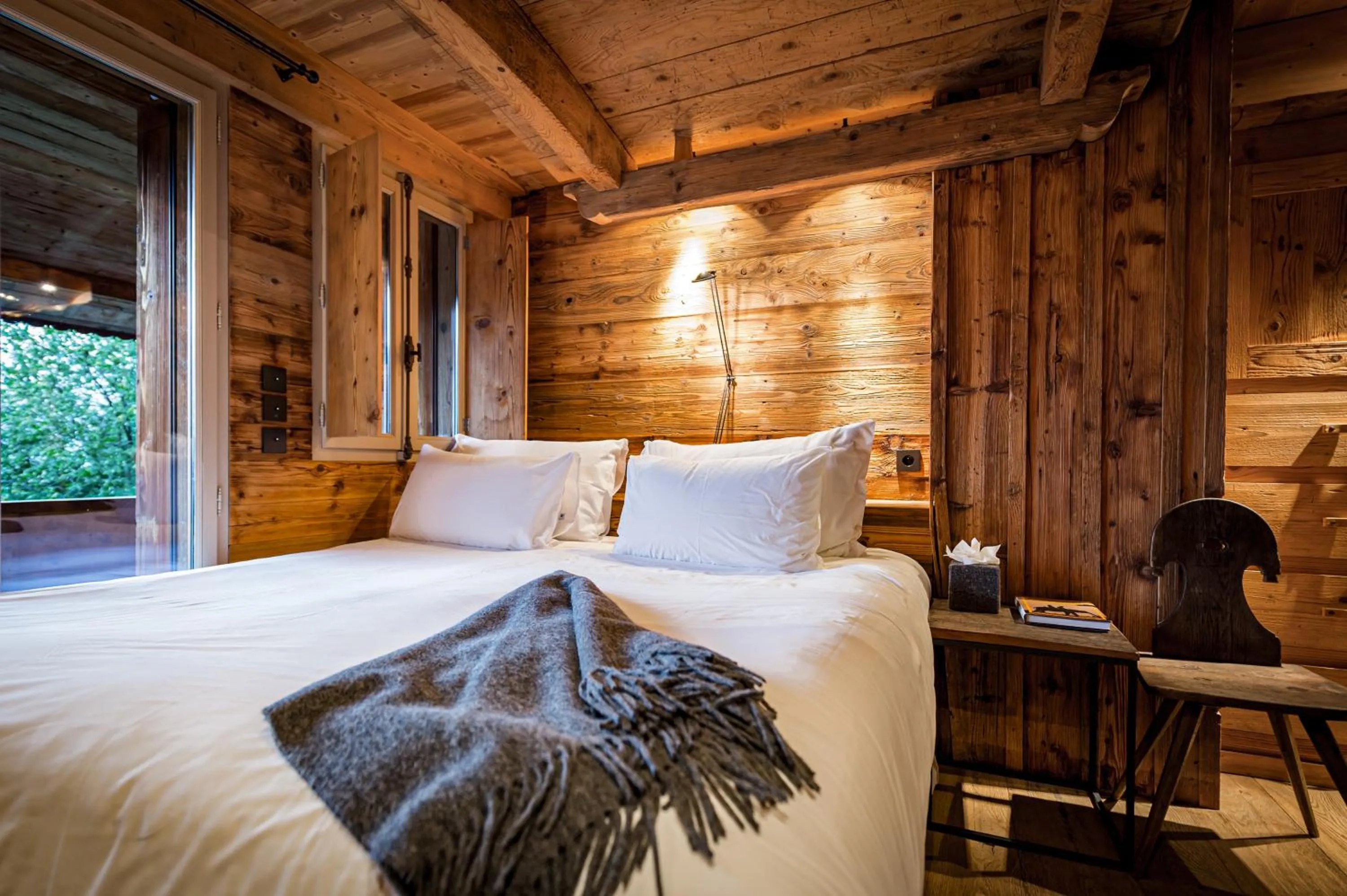 Bedroom, Bed in Zannier Le Chalet