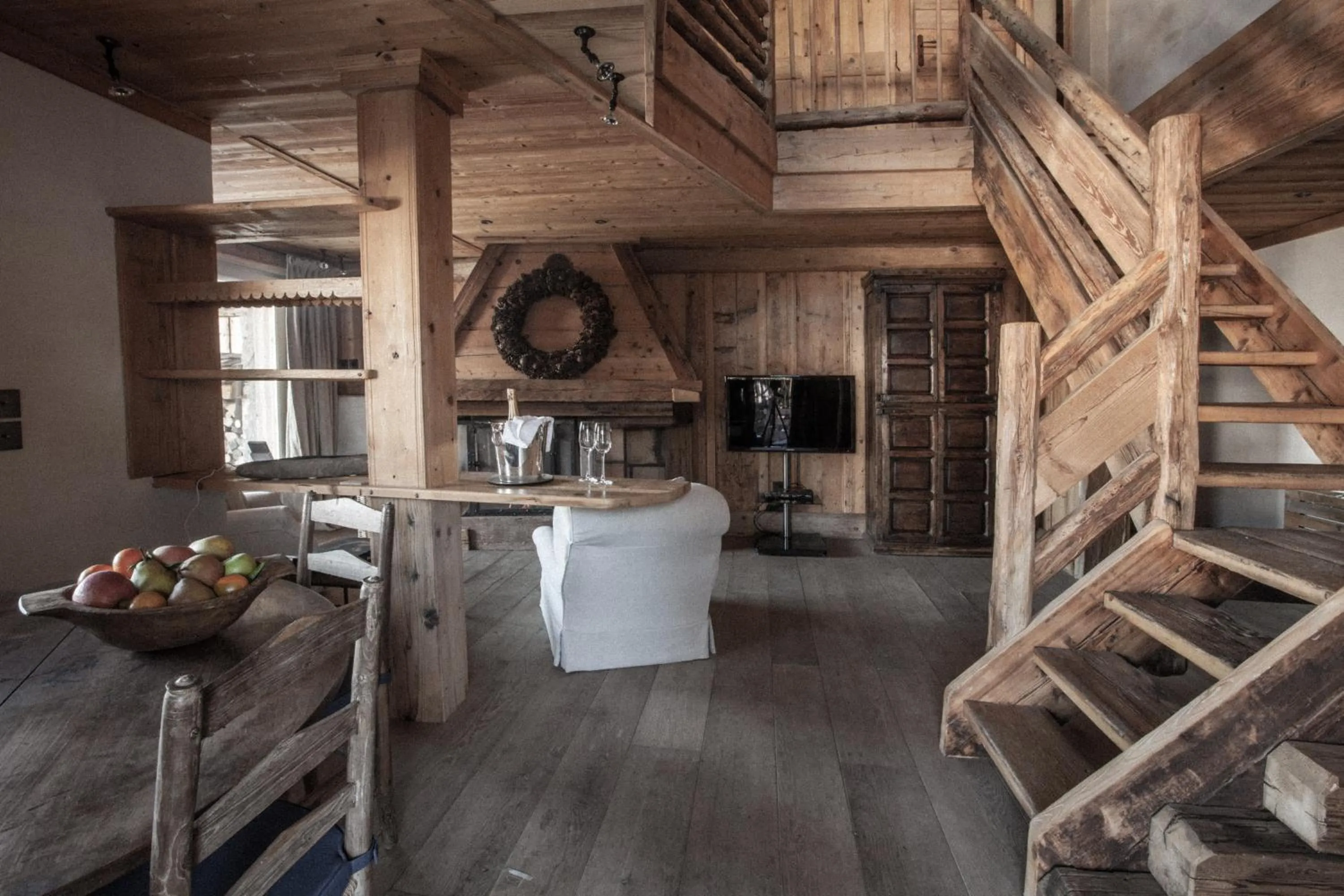 Living room in Zannier Le Chalet