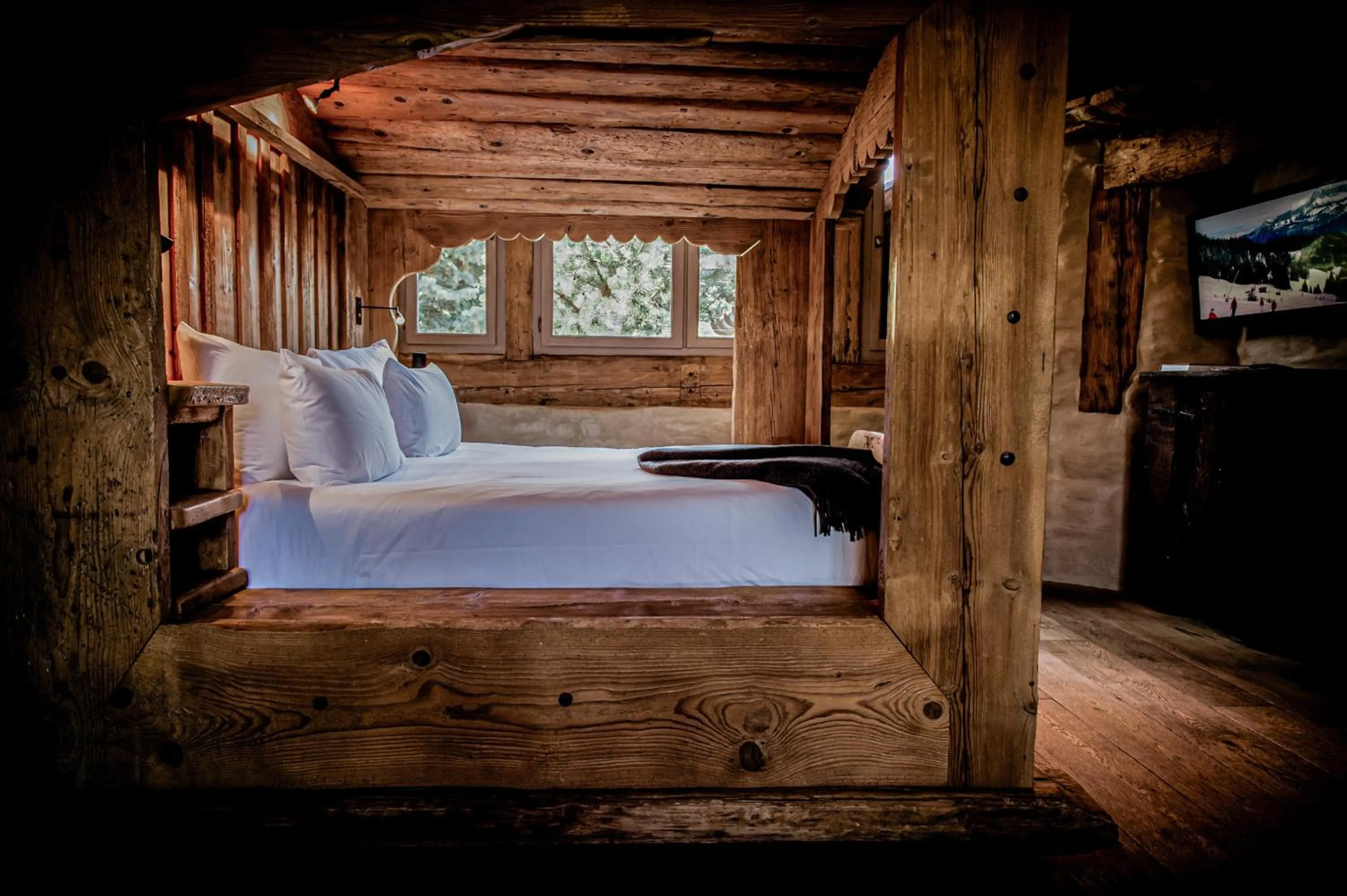Bedroom, Bed in Zannier Le Chalet