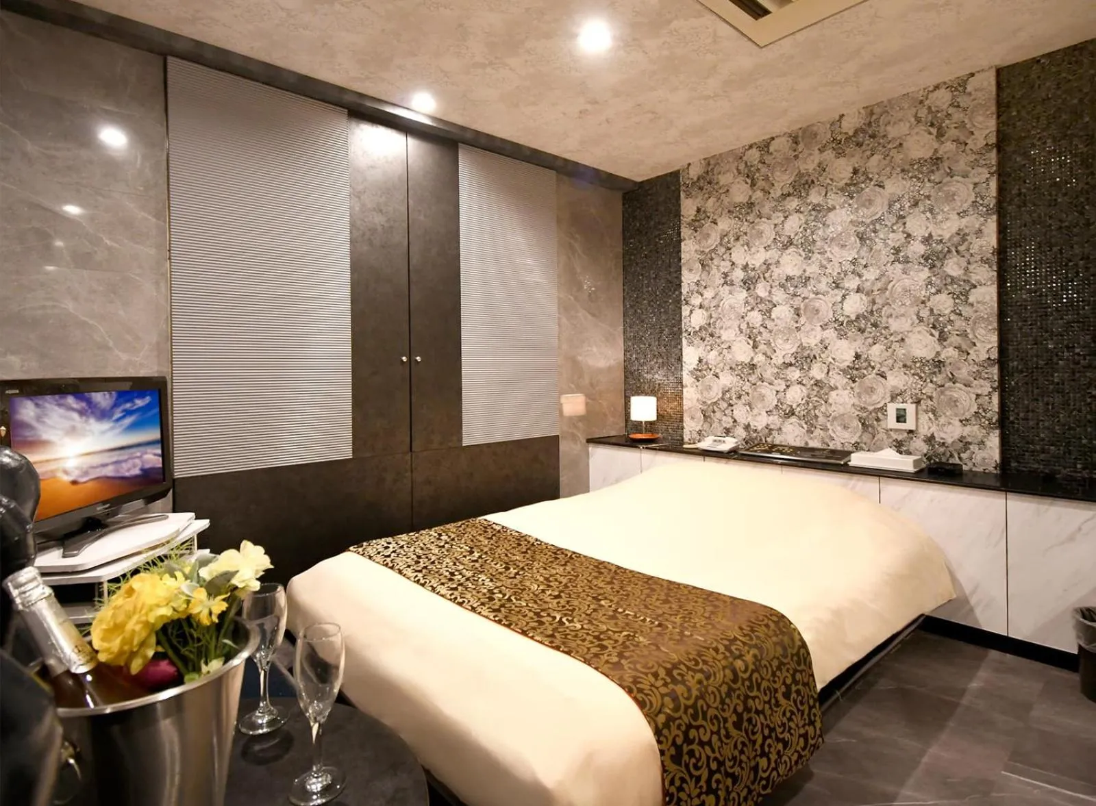 Bed in Hotel Gran Villa