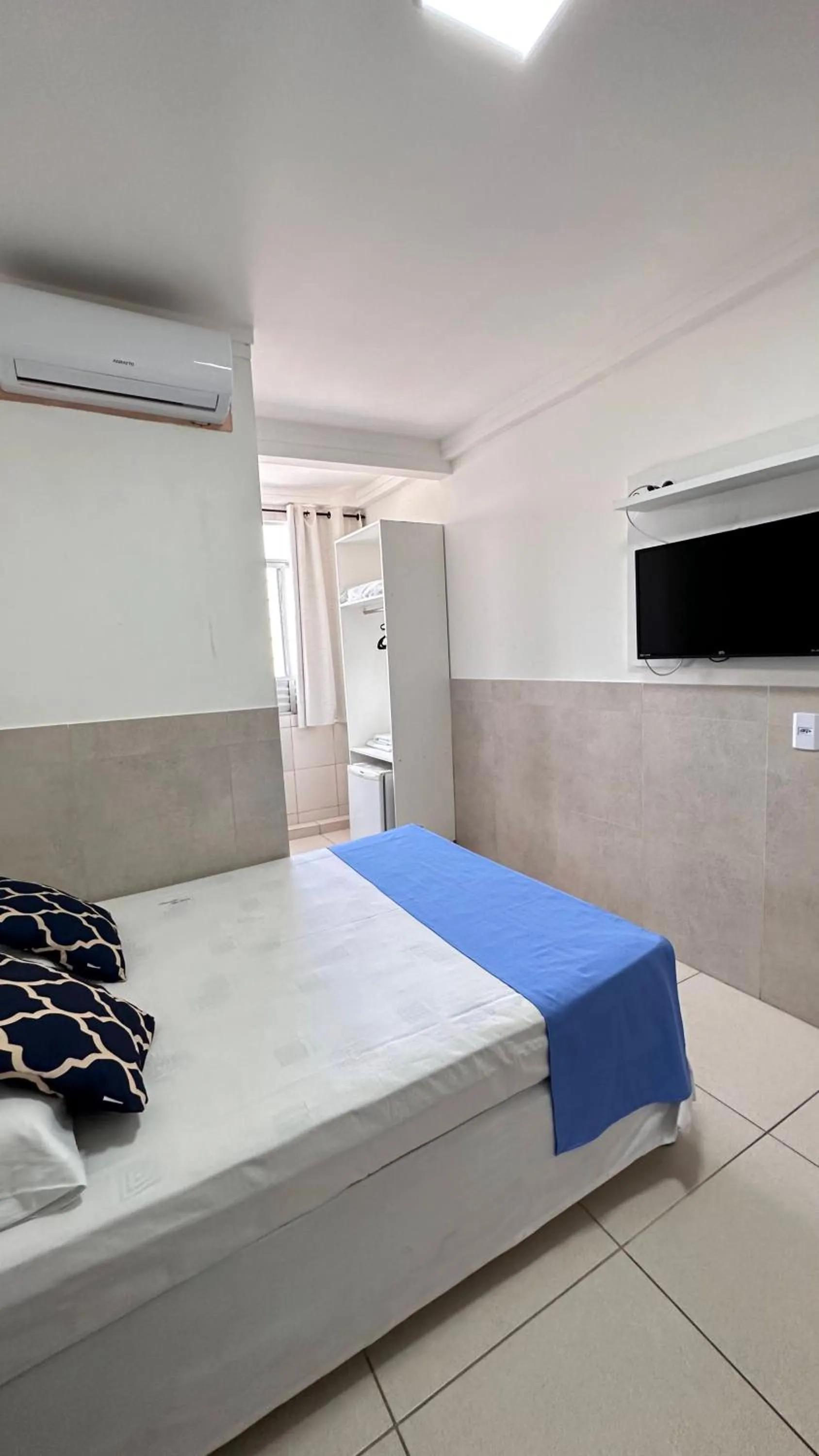 Bed in Pousada São Luiz