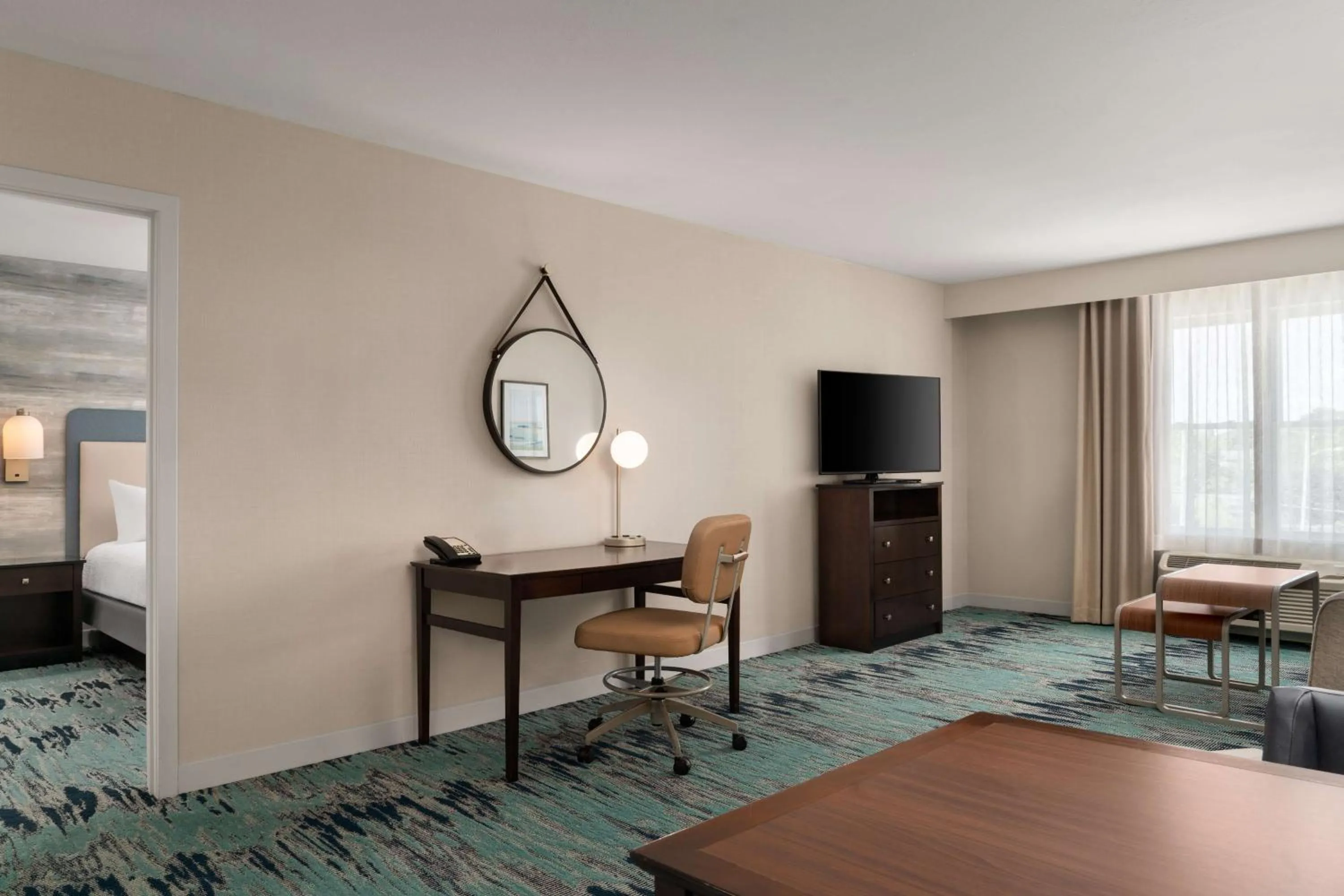 Bedroom, Bed in Homewood Suites by Hilton Newport-Middletown