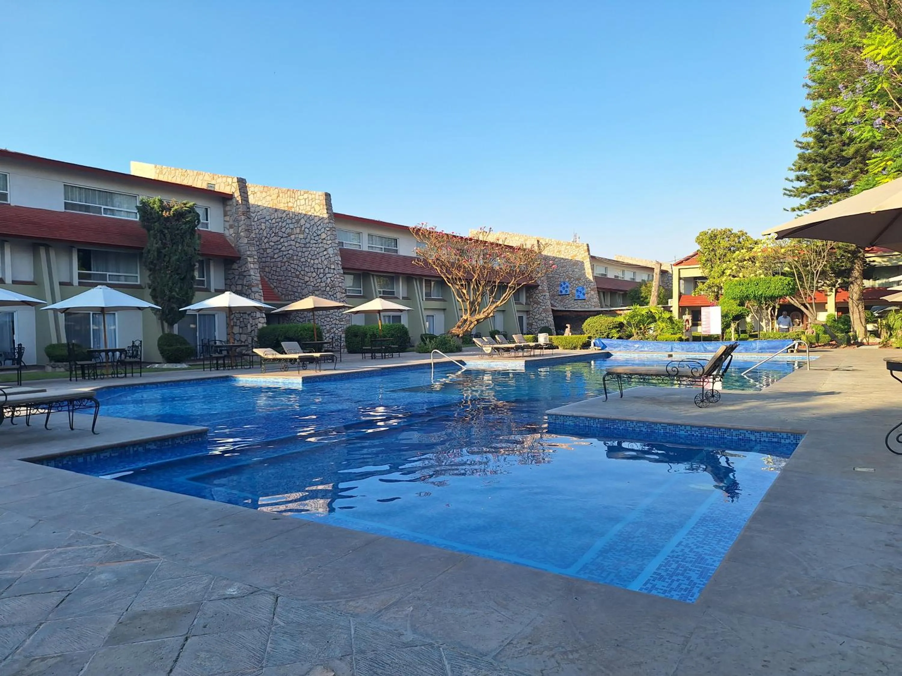 Swimming pool in Hotel Real de Minas Tradicional