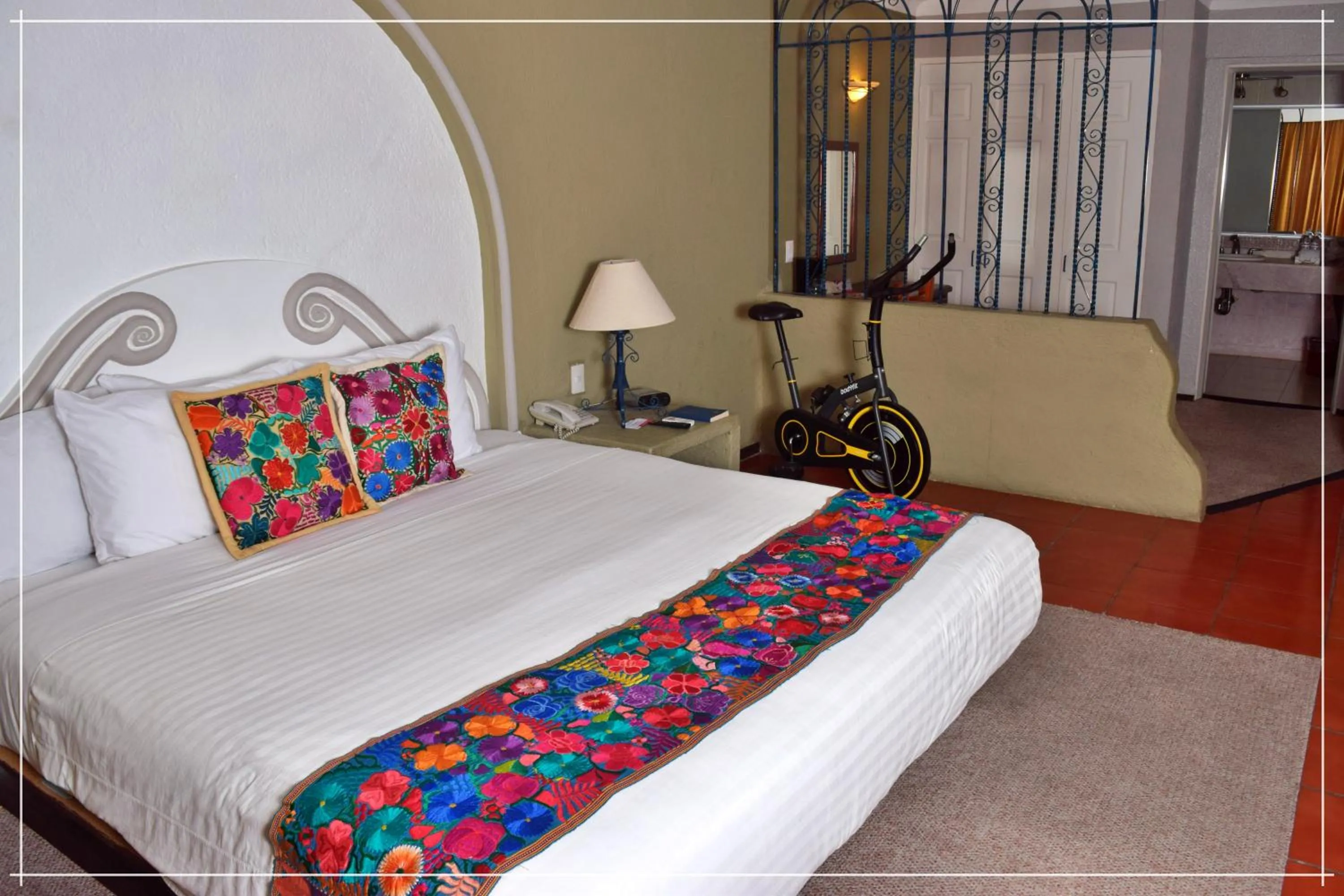 Bed in Hotel Real de Minas Tradicional