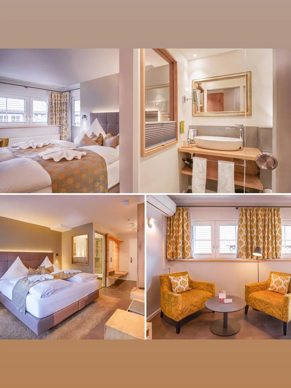 Bed in Hotel Restaurant Der Engel, Sasbachwalden