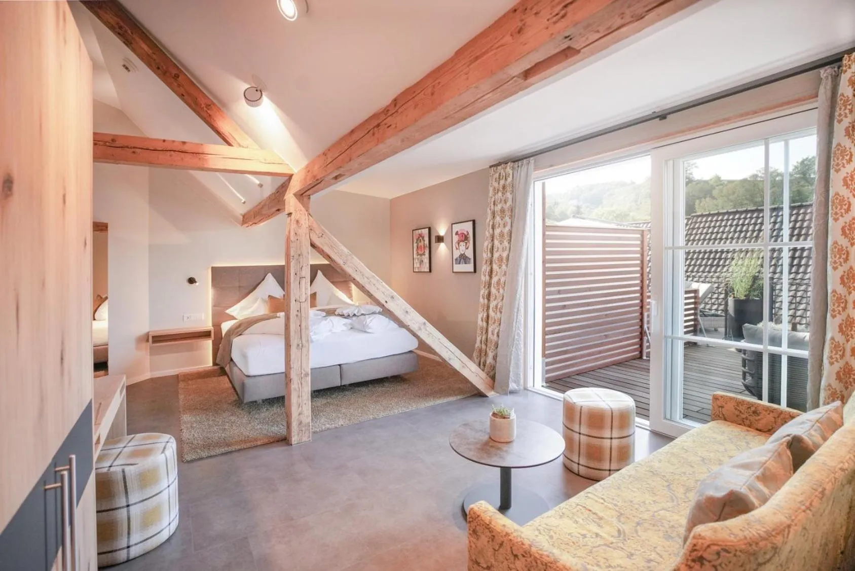 Bed in Hotel Restaurant Der Engel, Sasbachwalden