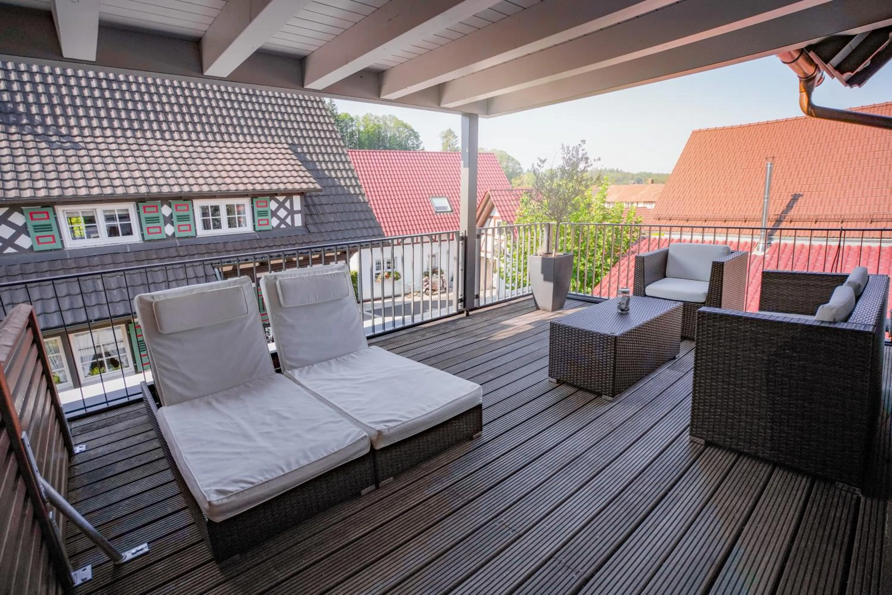 Balcony/Terrace in Hotel Restaurant Der Engel, Sasbachwalden