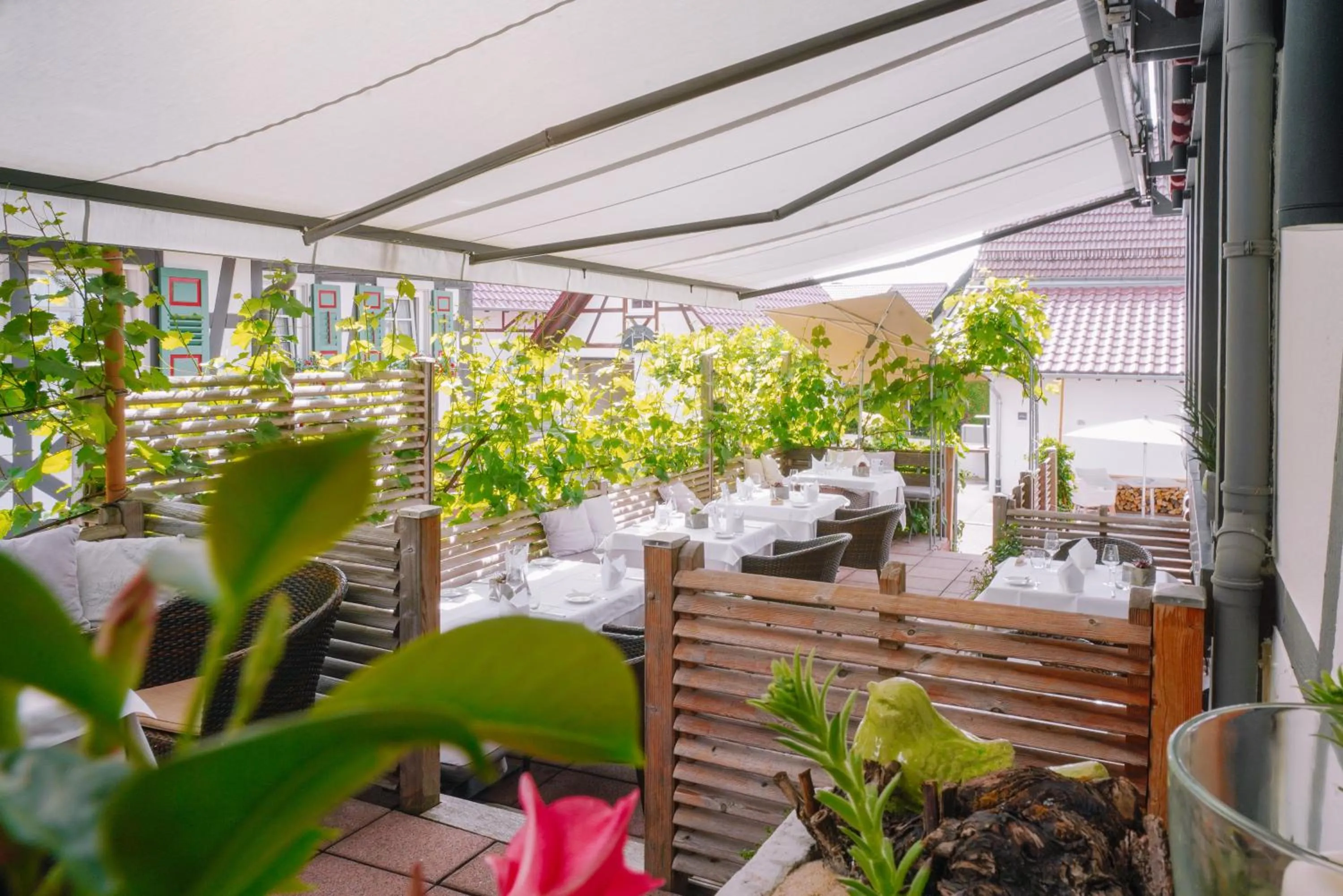 Patio in Hotel Restaurant Der Engel, Sasbachwalden