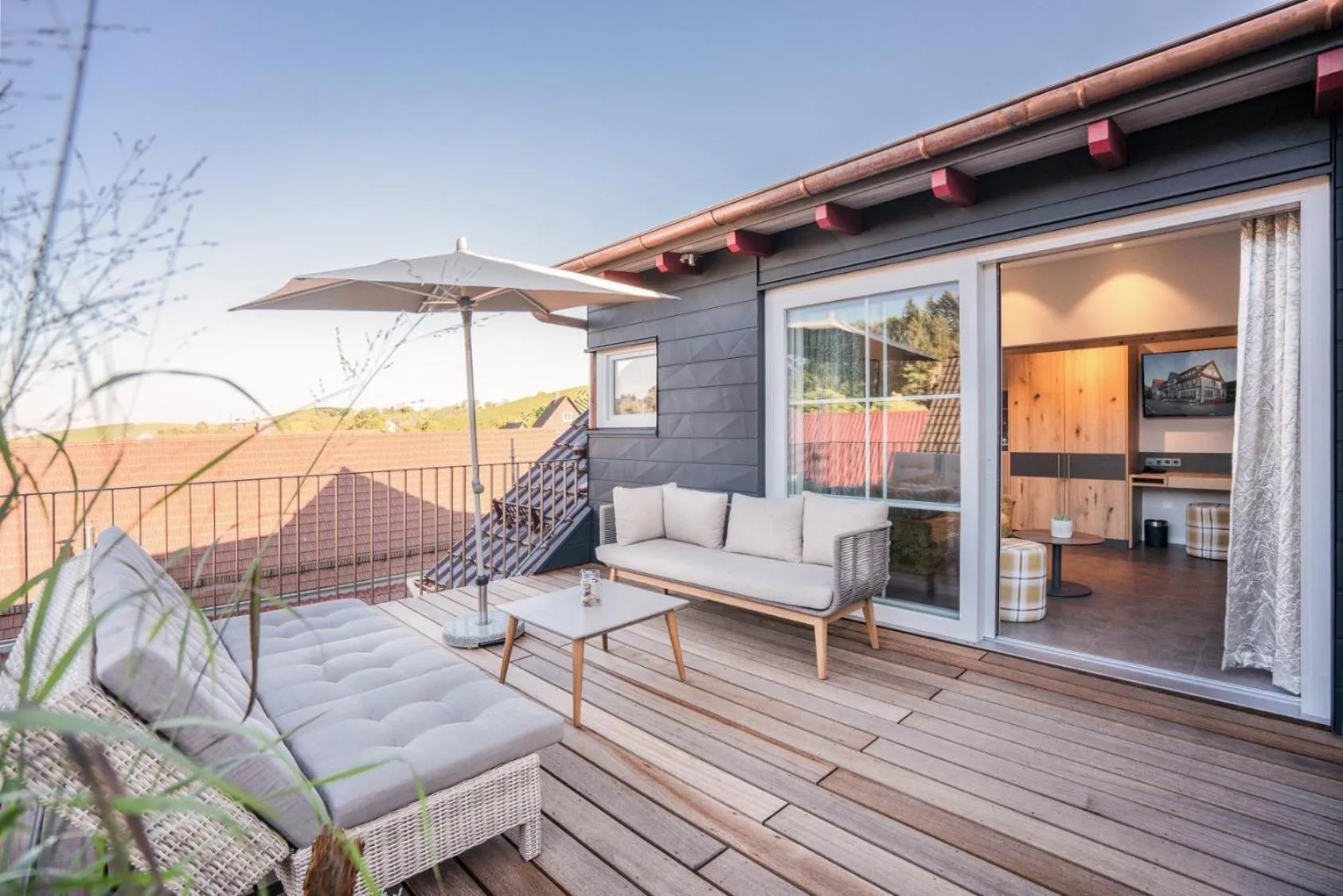 Balcony/Terrace in Hotel Restaurant Der Engel, Sasbachwalden