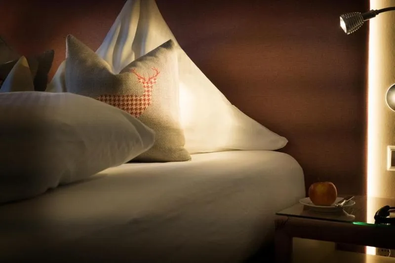 Decorative detail, Bed in Hotel Restaurant Der Engel, Sasbachwalden