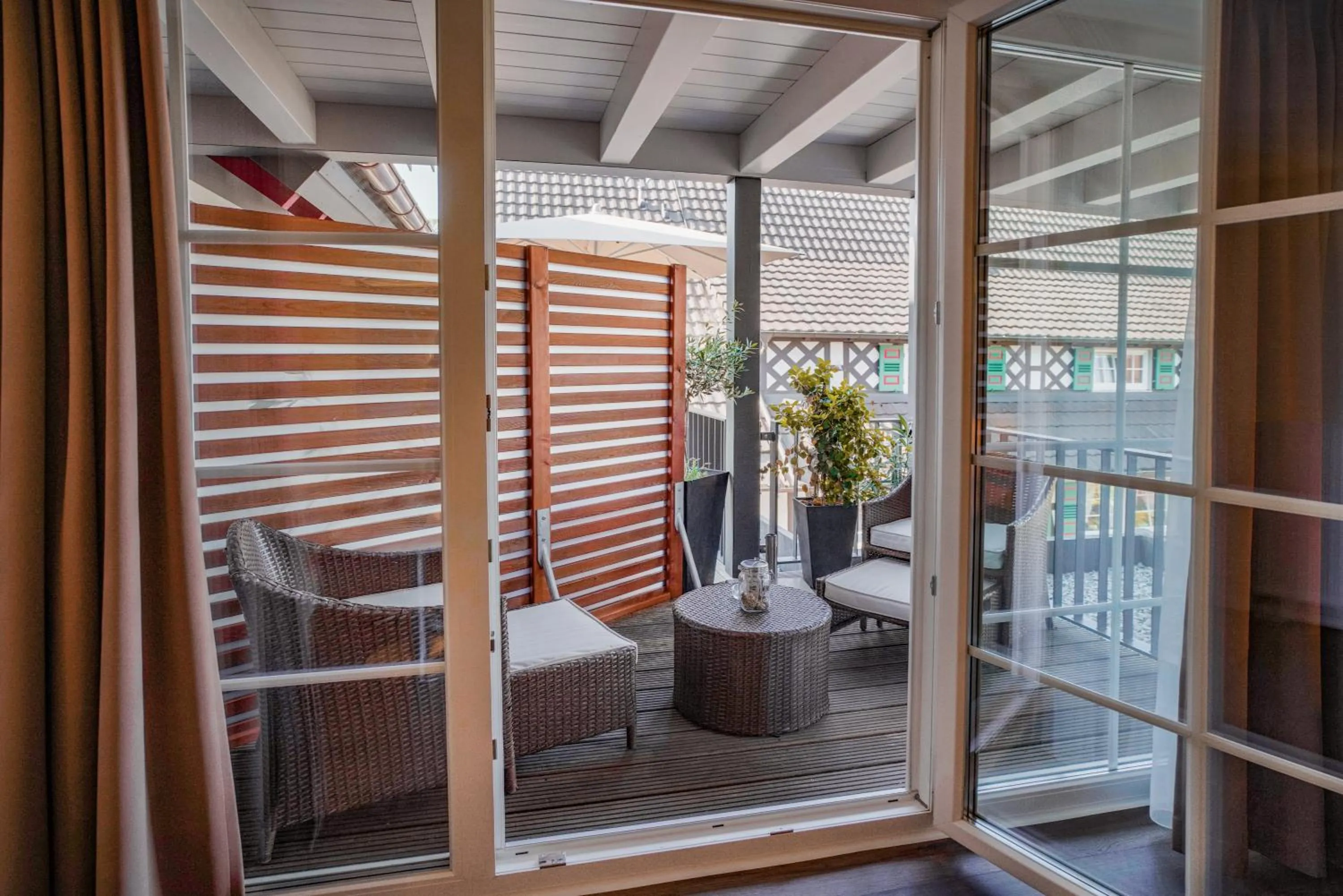 Balcony/Terrace in Hotel Restaurant Der Engel, Sasbachwalden