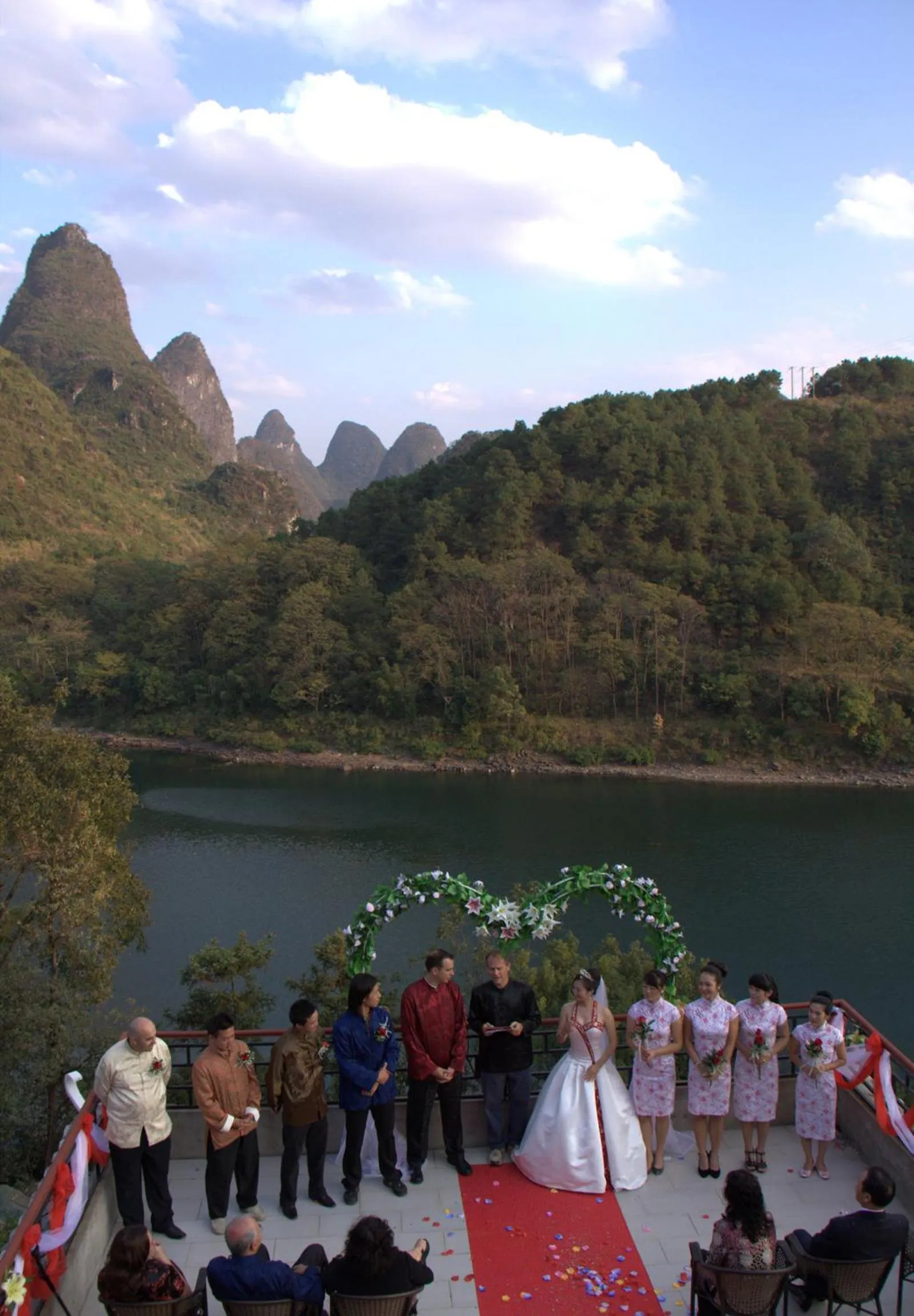 Mountain view in Li River Resort