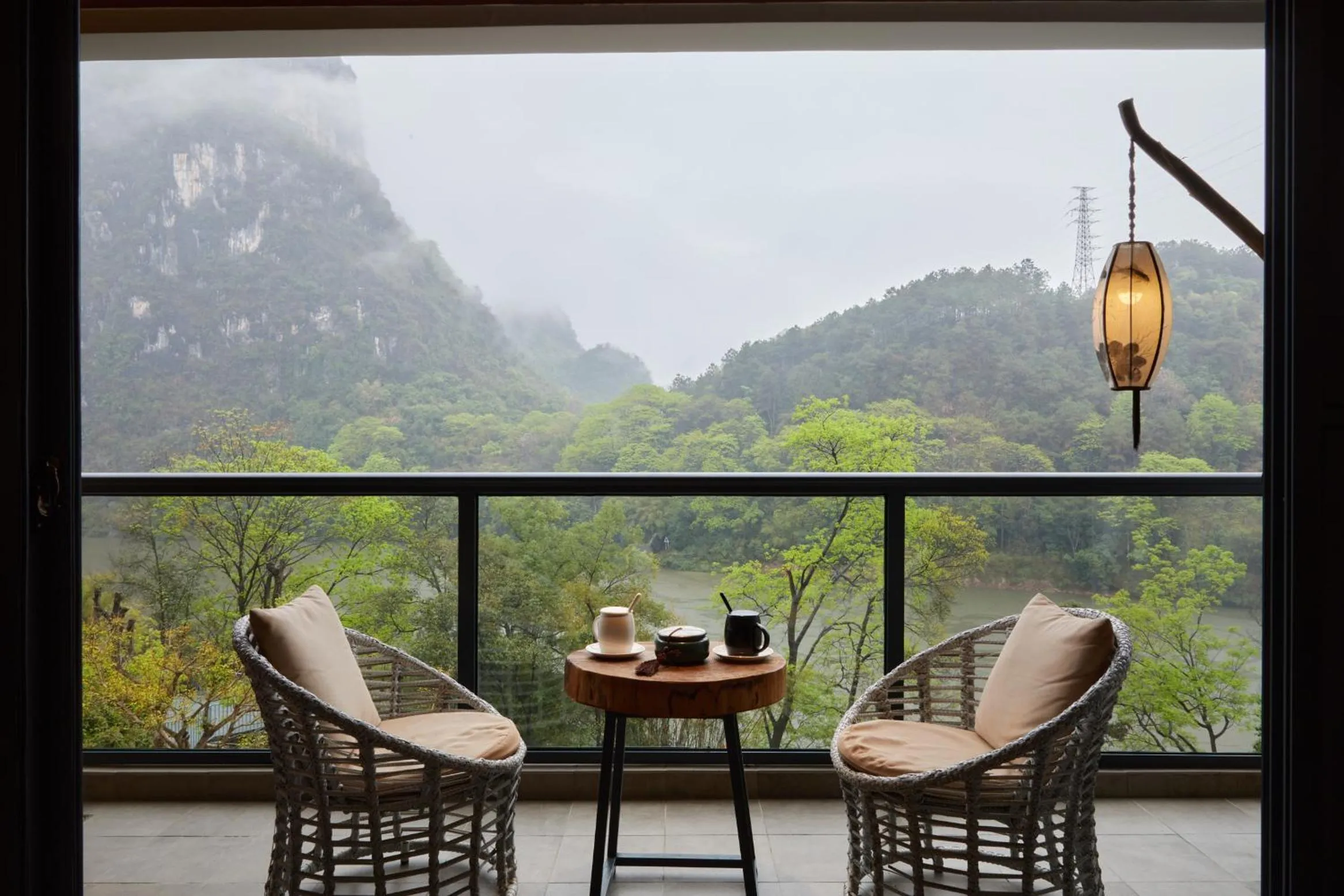 Balcony/Terrace in Li River Resort