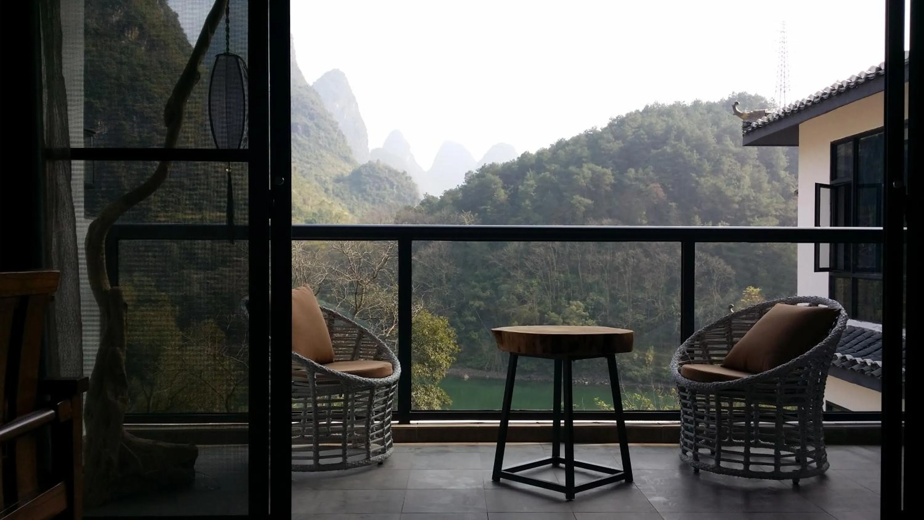 Balcony/Terrace in Li River Resort