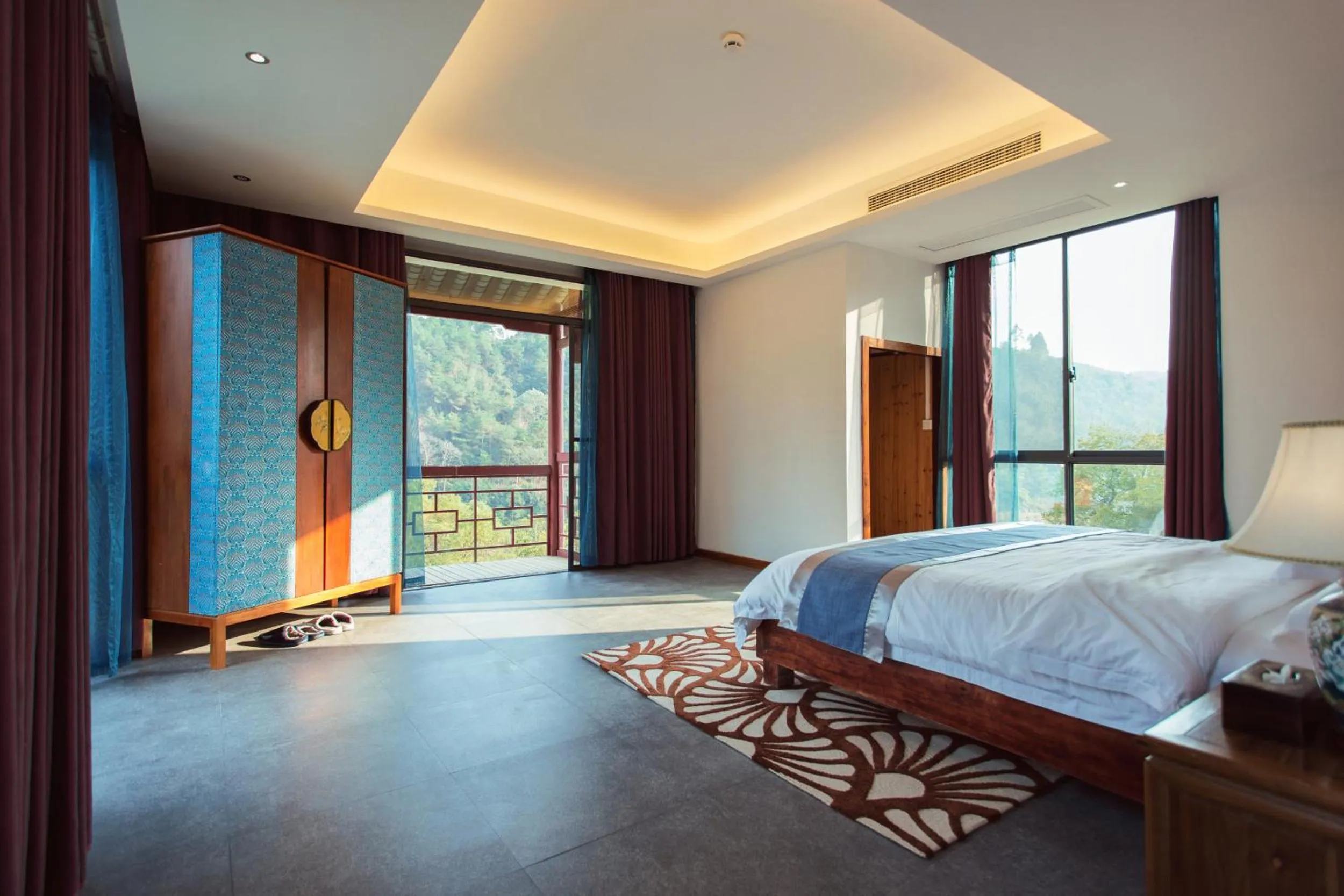 Bedroom, Bed in Li River Resort
