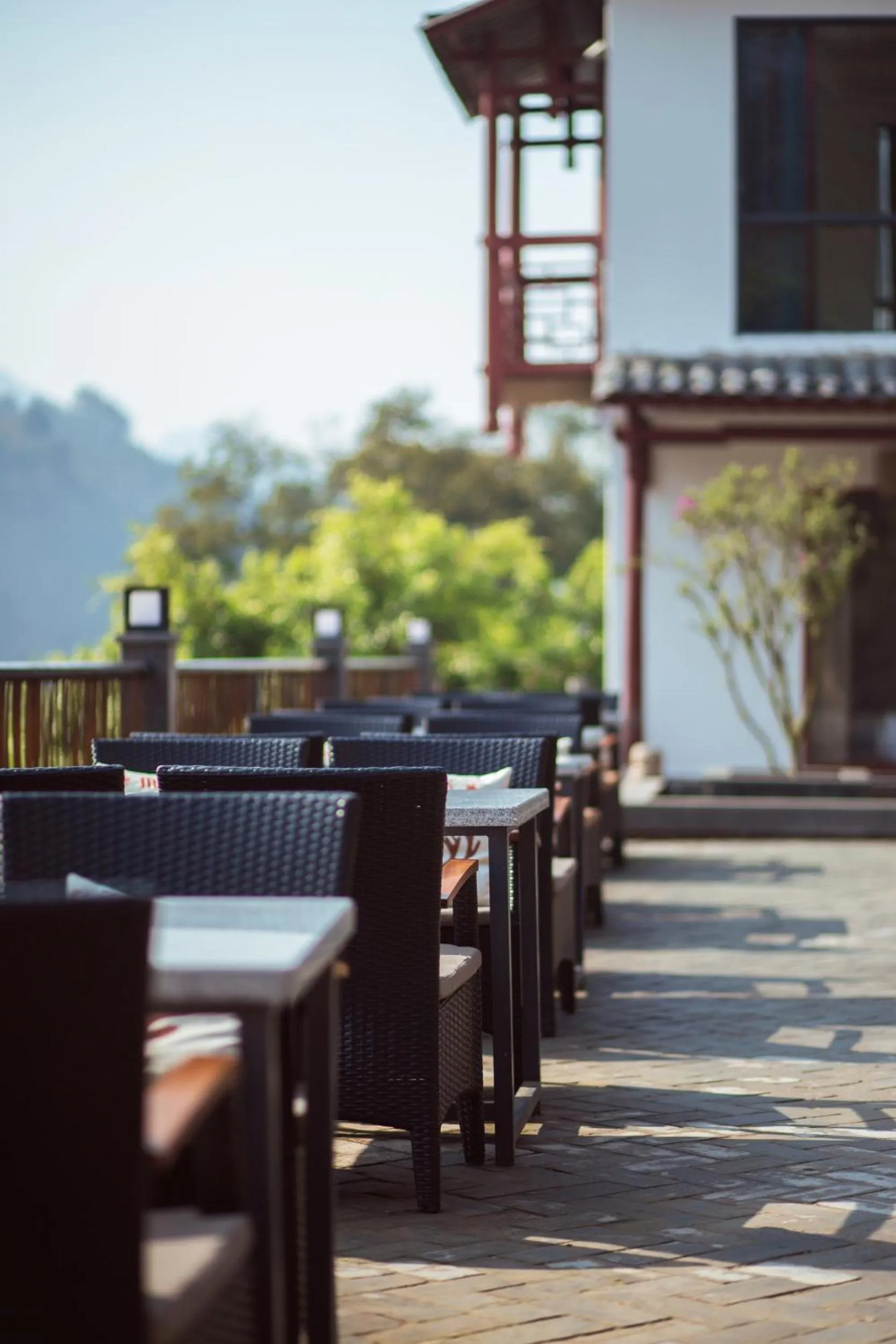 Patio in Li River Resort