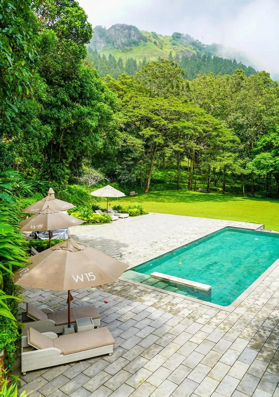Swimming pool in W15 Hanthana Estate Kandy