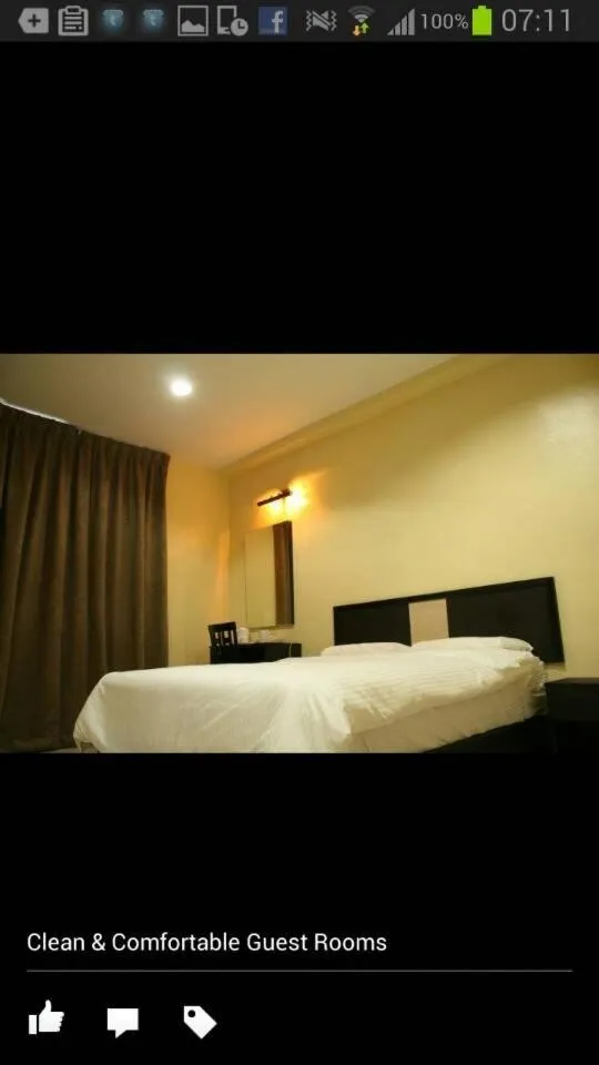 Bed in The Fern Lodge Hotel