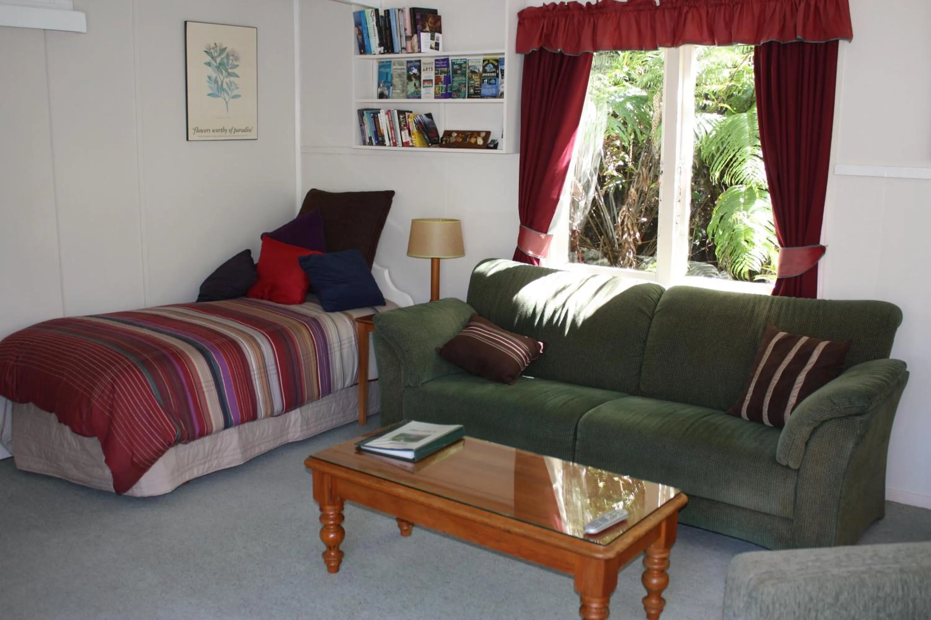 Living room in Te Mata Lodge