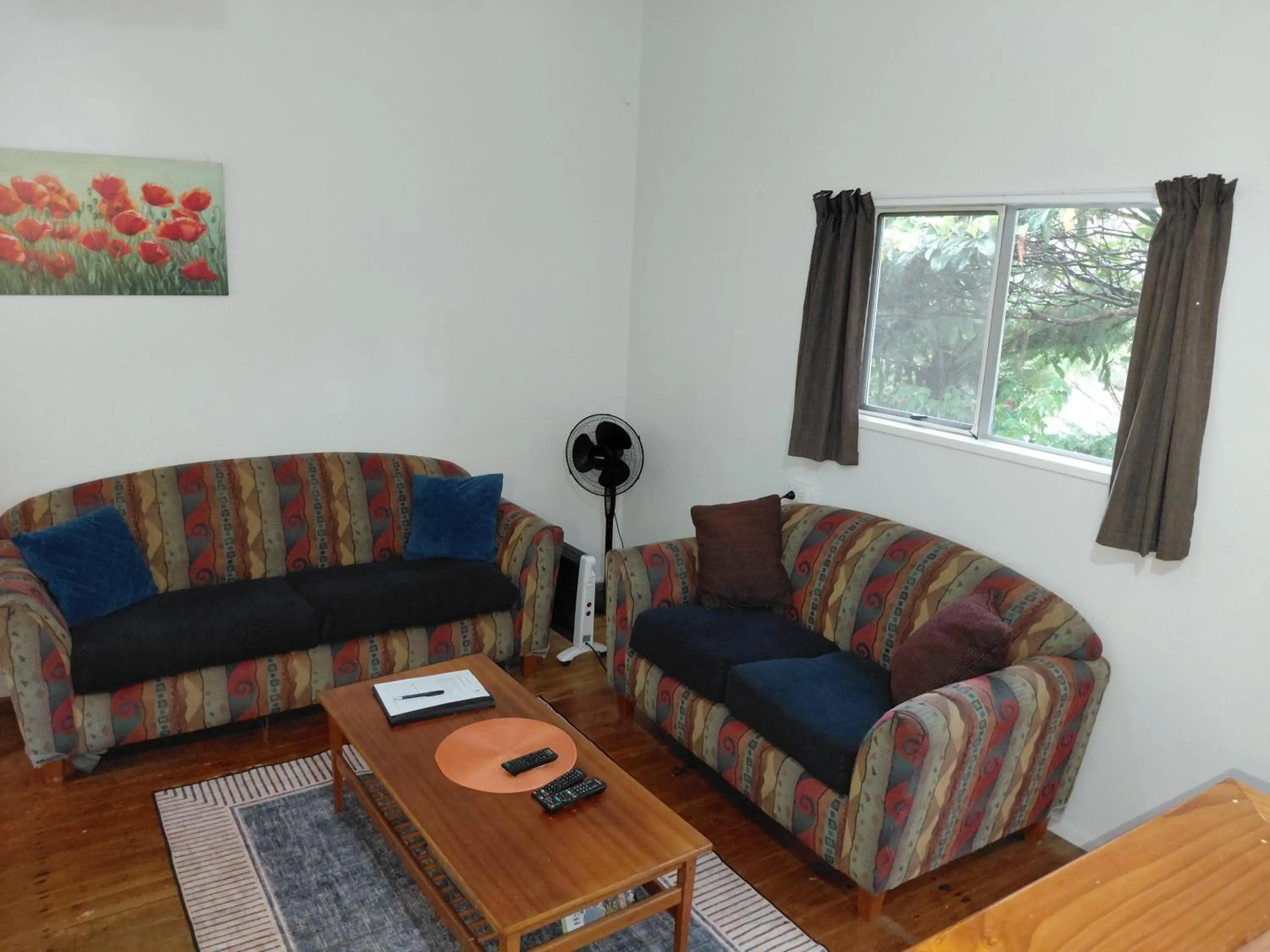 Living room in Te Mata Lodge
