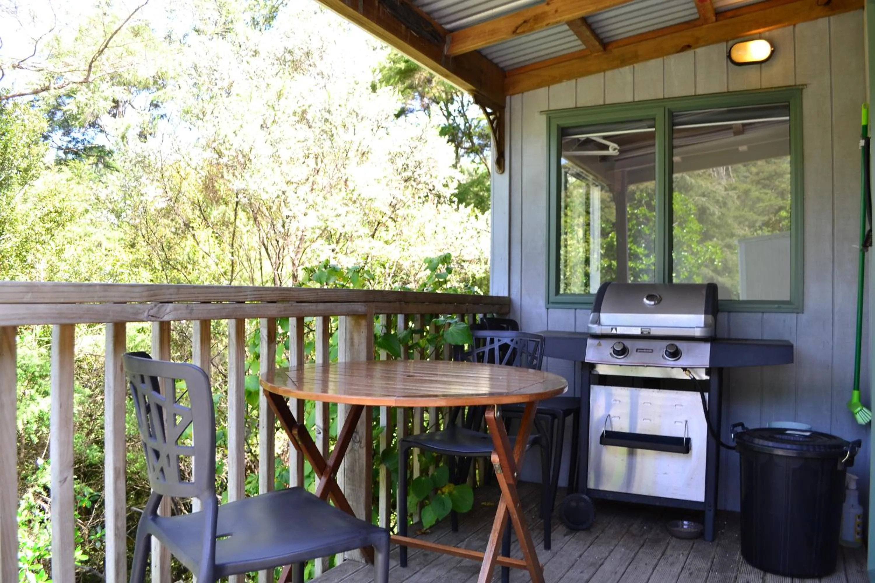 BBQ facilities in Te Mata Lodge