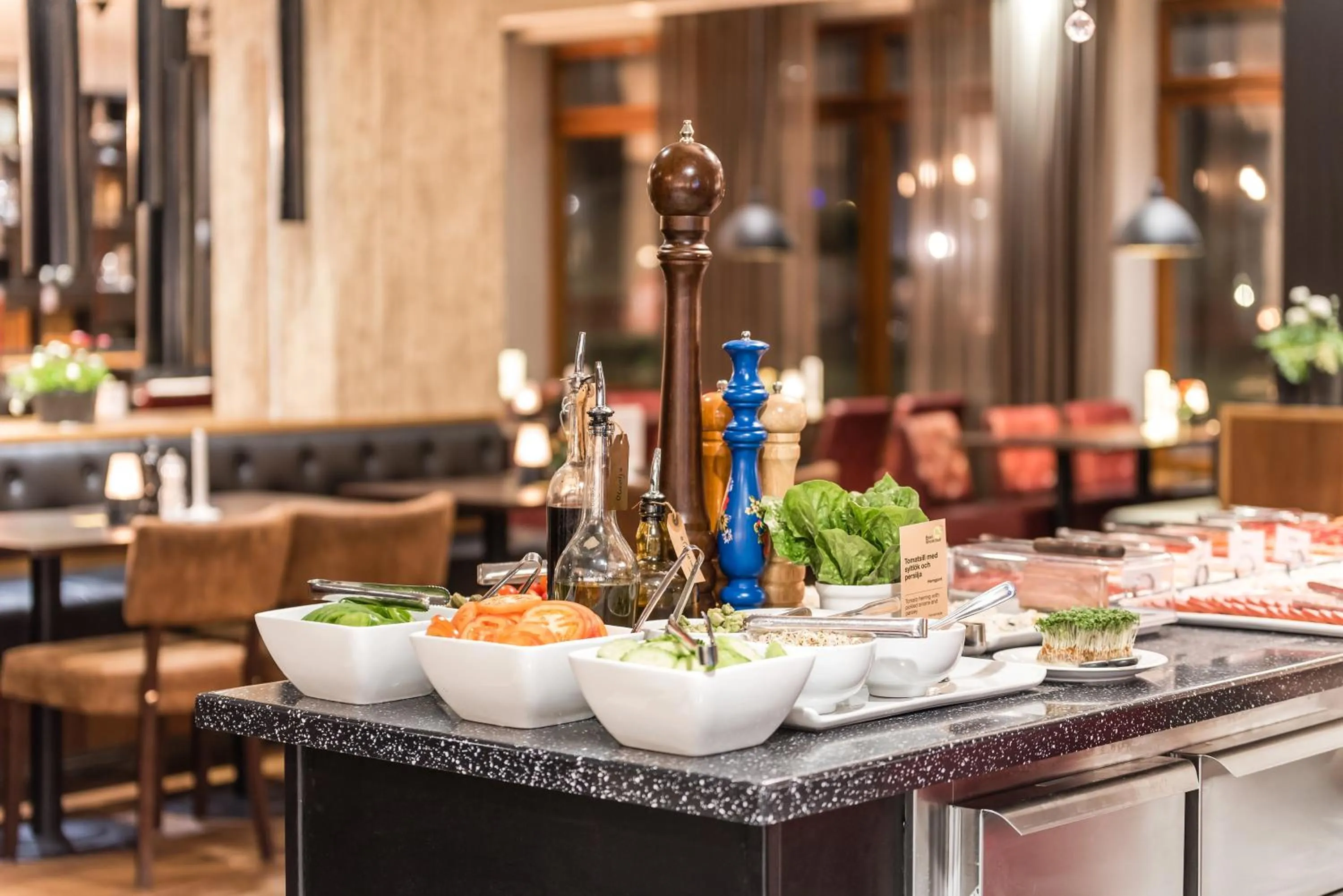 Buffet breakfast in Clarion Collection Hotel Slottsparken