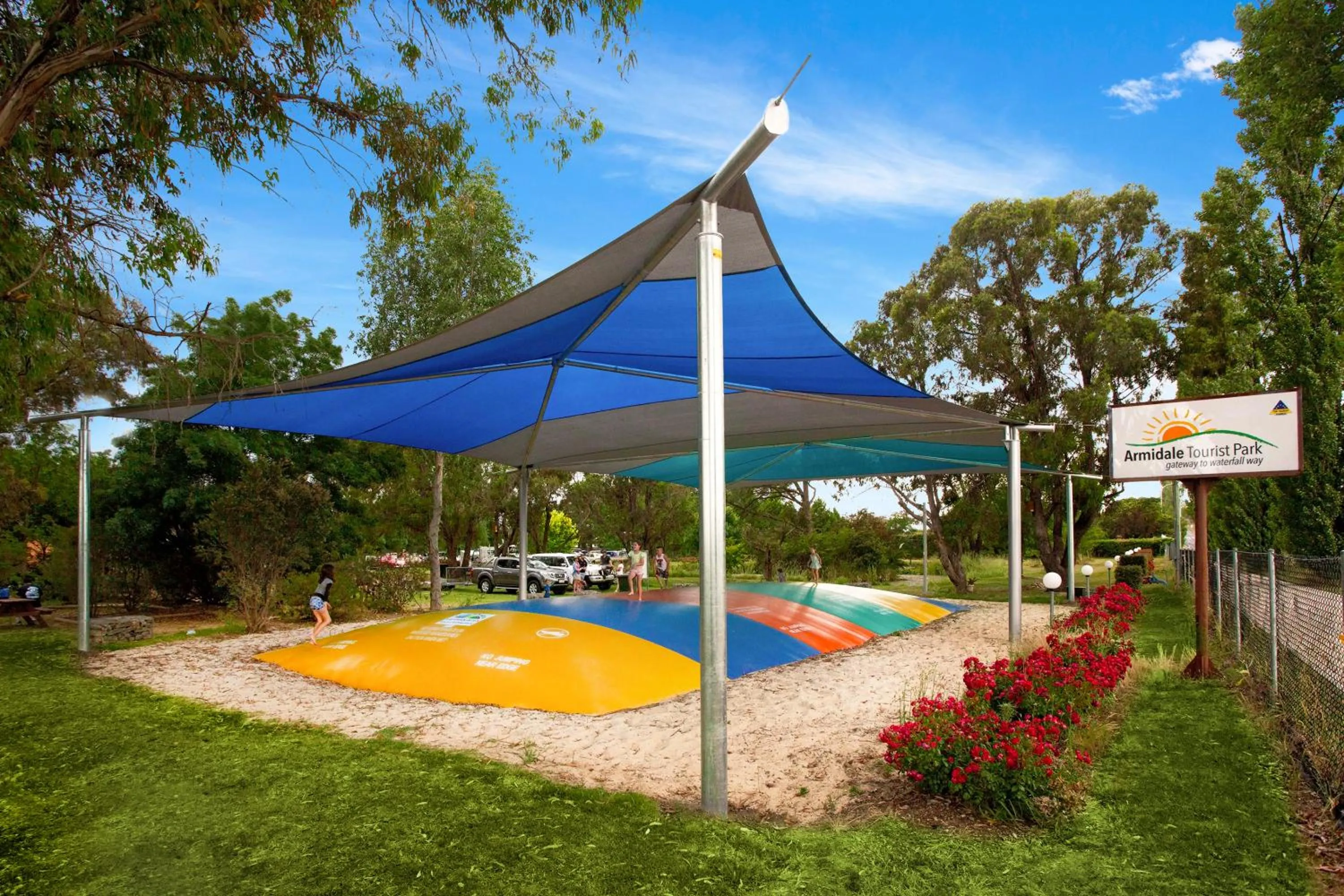 Children play ground in Armidale Tourist Park