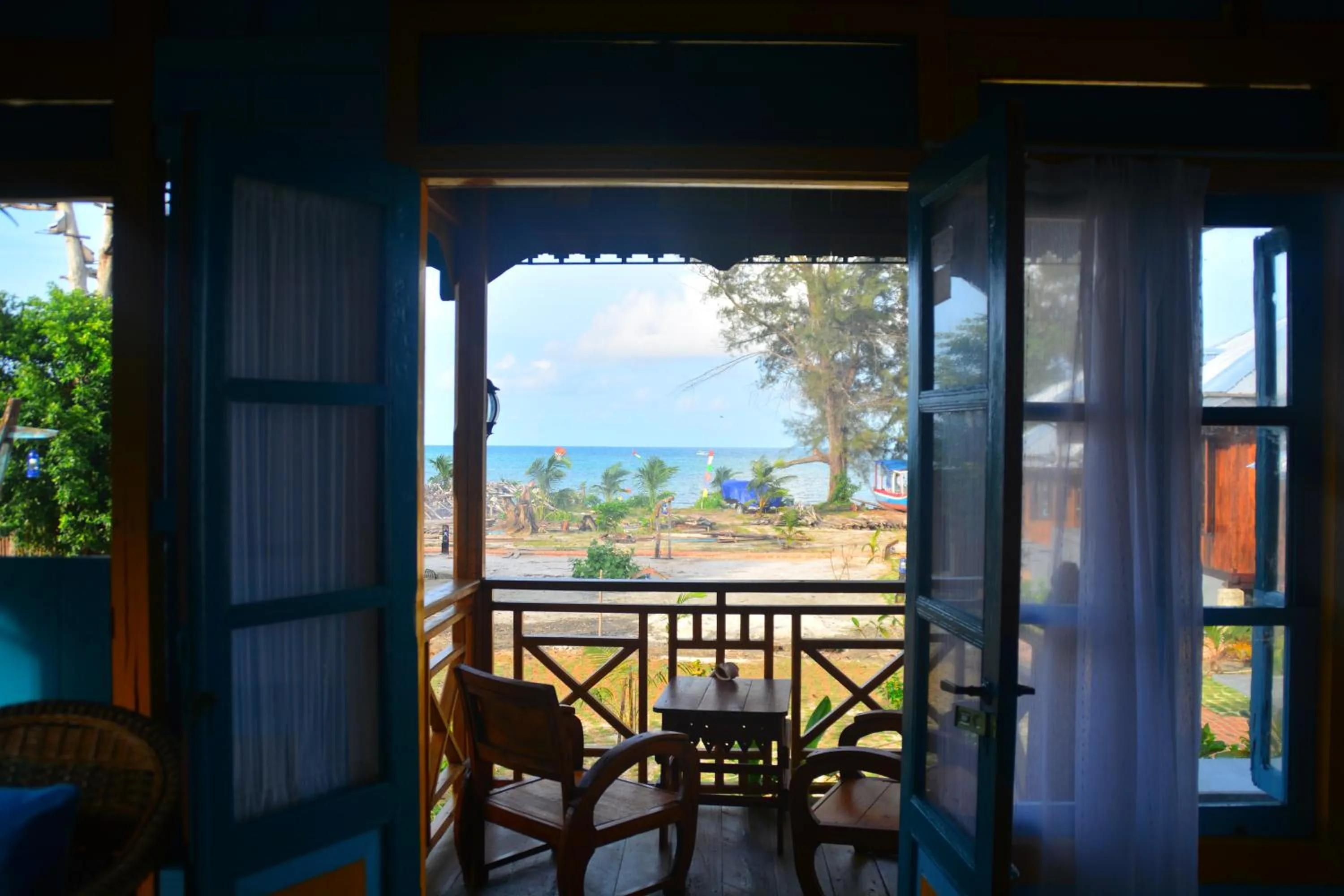 Balcony/Terrace in Rock and Wreck Dive Resort