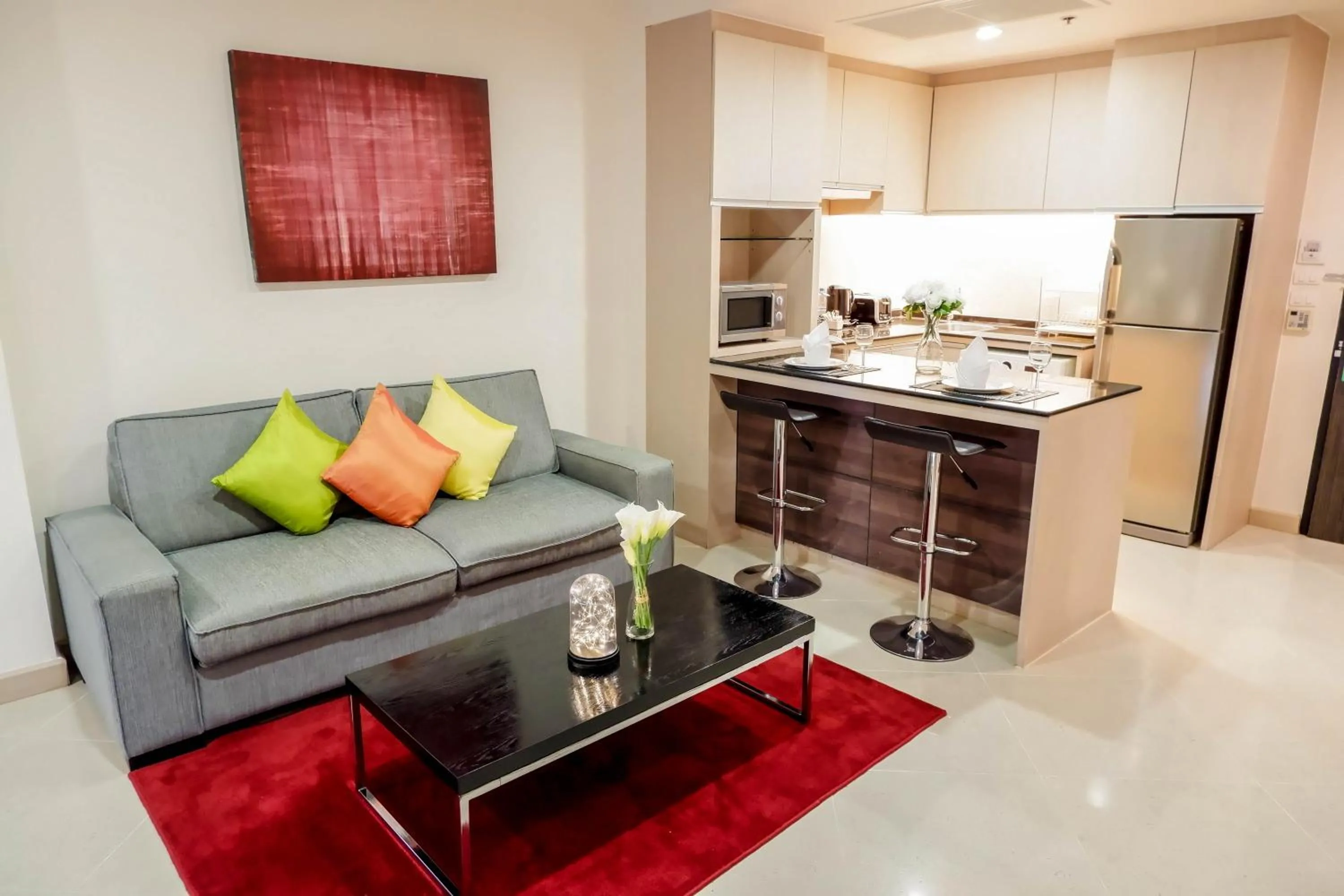 Living room in Park Village Rama II