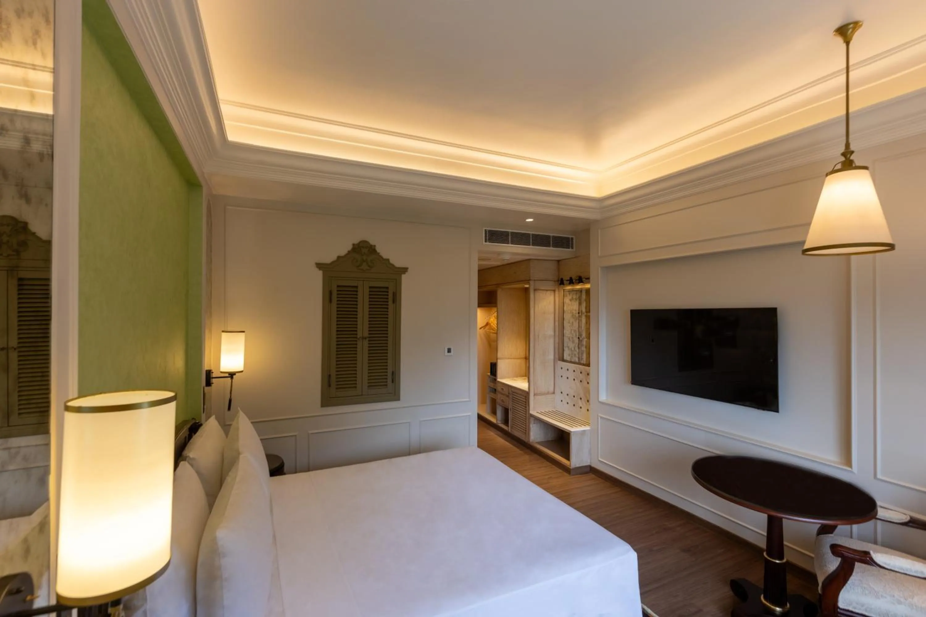 Bed in Namah Nainital, a member of Radisson Individuals Retreats