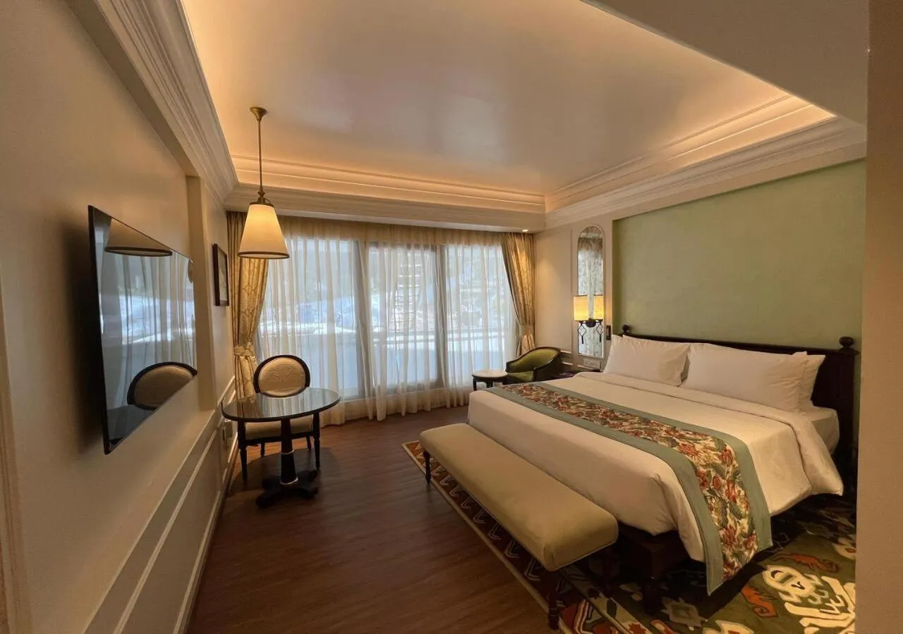 Bed in Namah Nainital, a member of Radisson Individuals Retreats