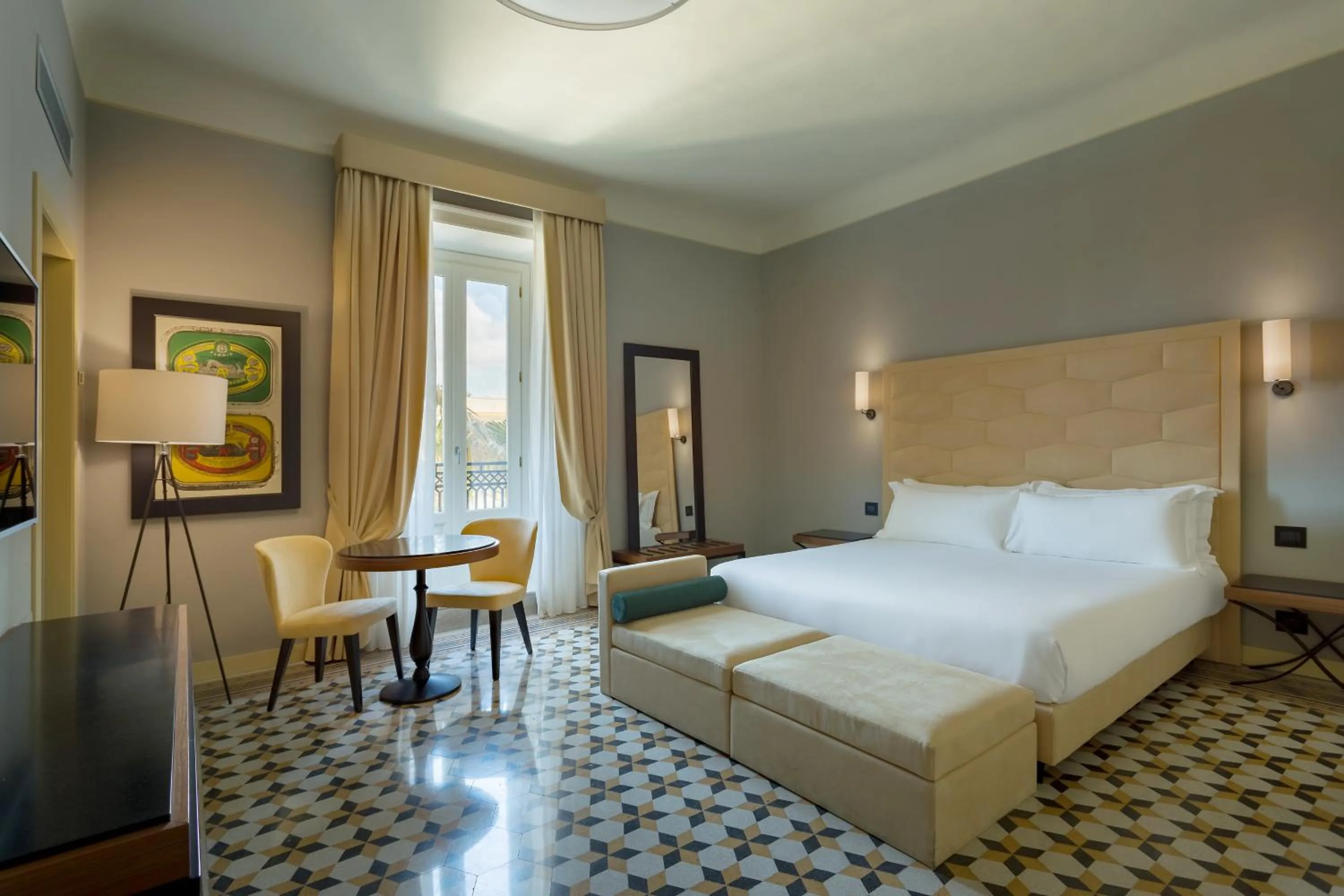 Toilet, Bed in Room Of Andrea Hotel