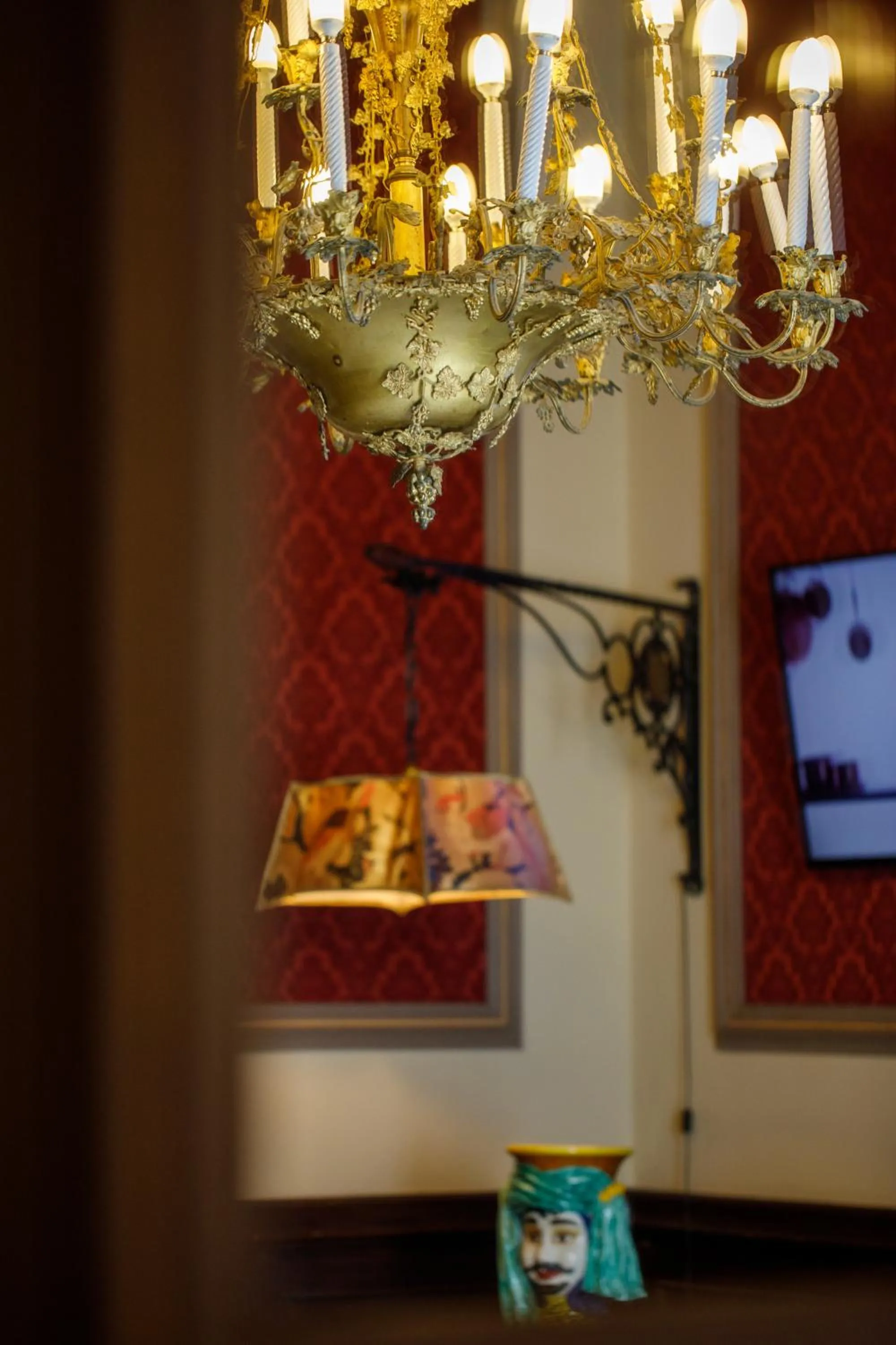 Decorative detail in Room Of Andrea Hotel