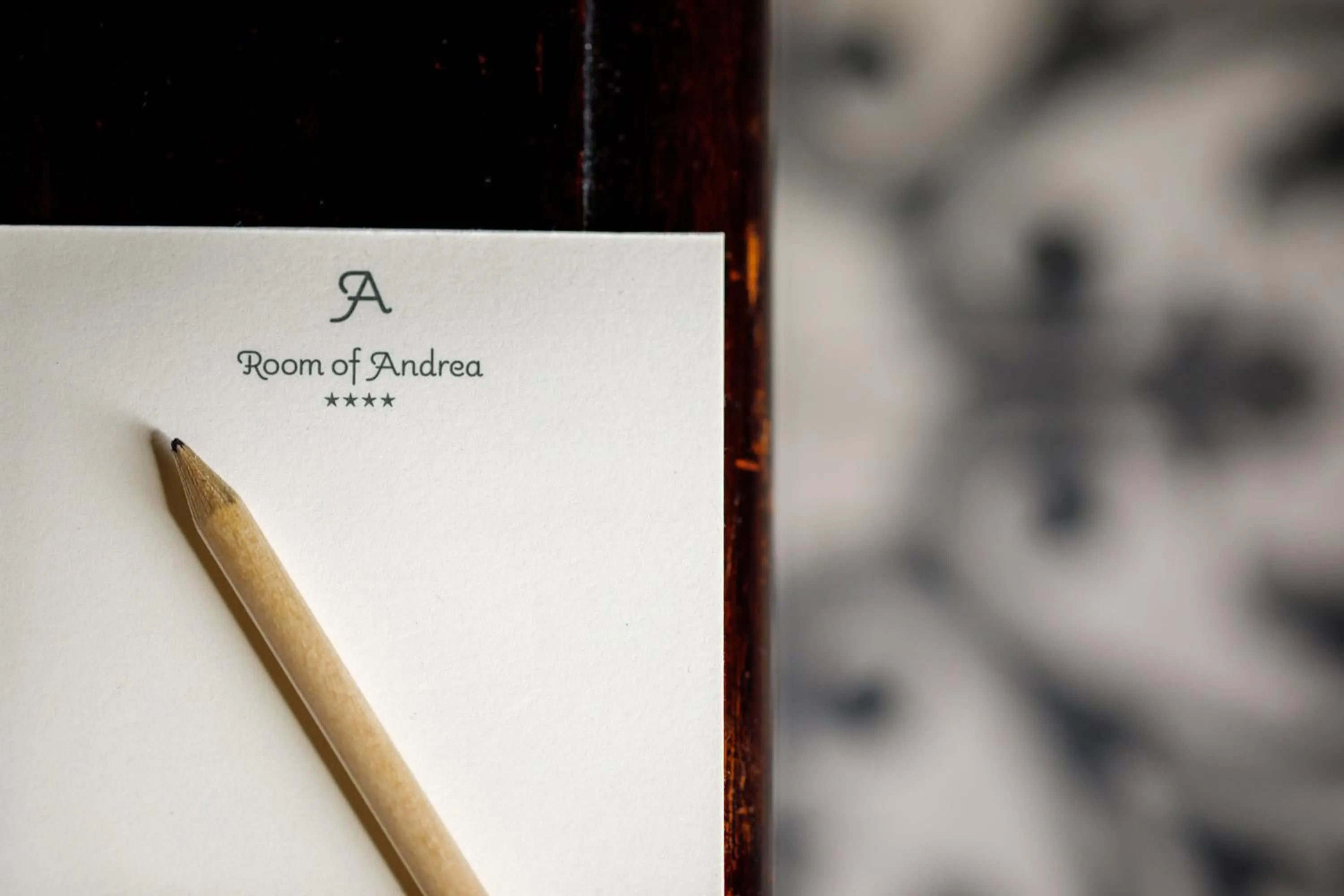 Decorative detail in Room Of Andrea Hotel