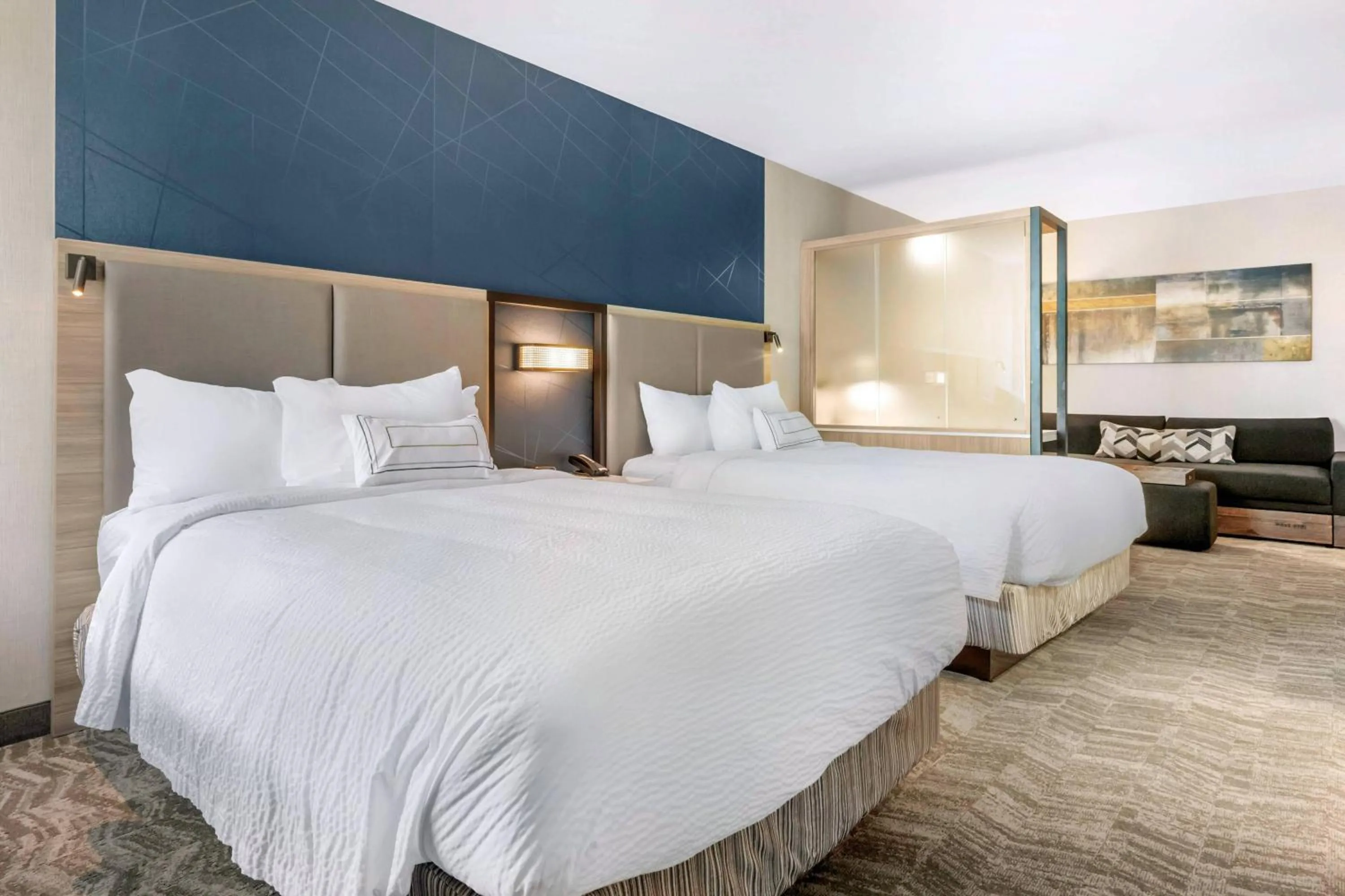 Bedroom, Bed in SpringHill Suites Charlotte Southwest