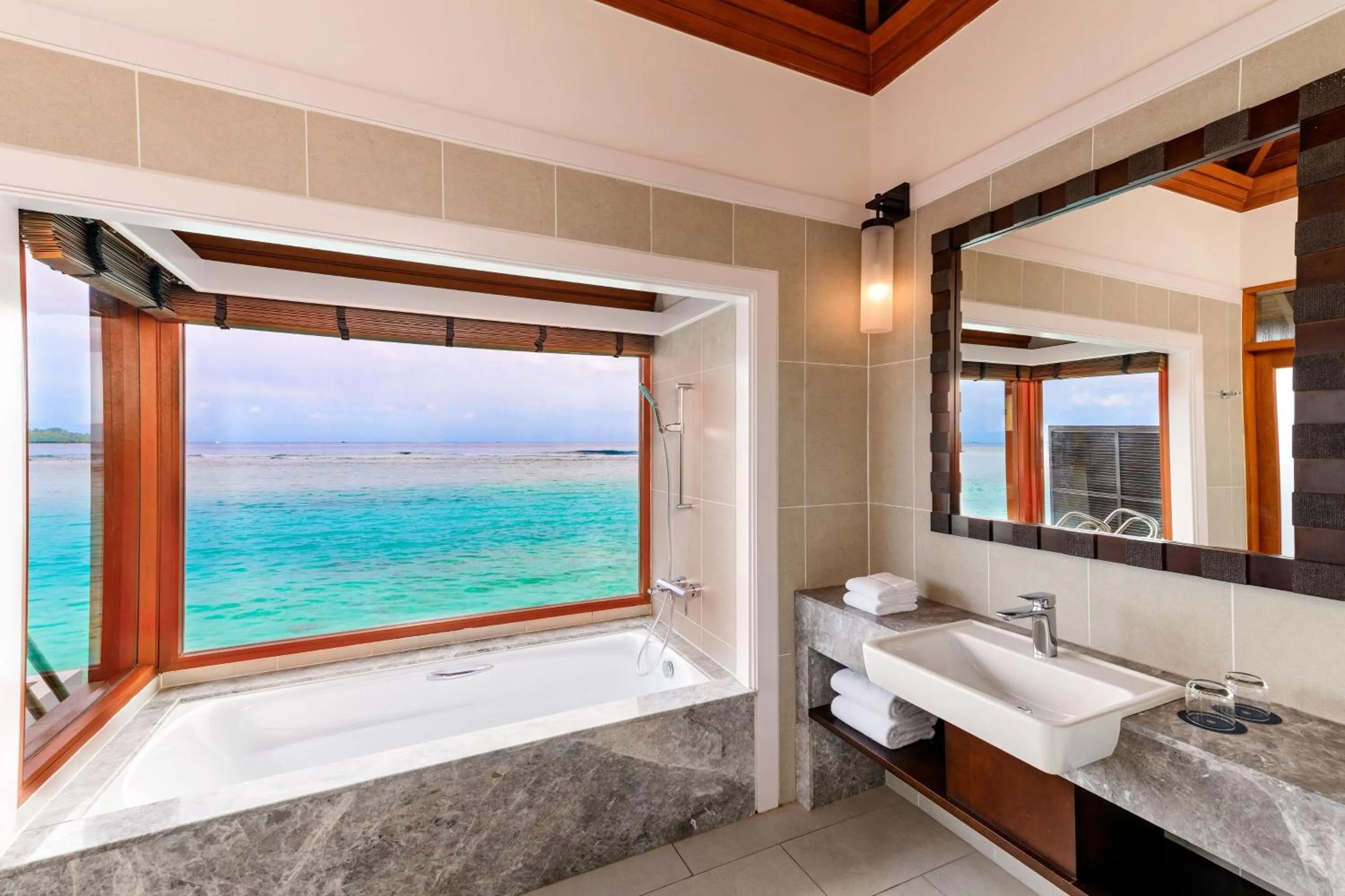 Bathroom in Sheraton Maldives Full Moon Resort & Spa
