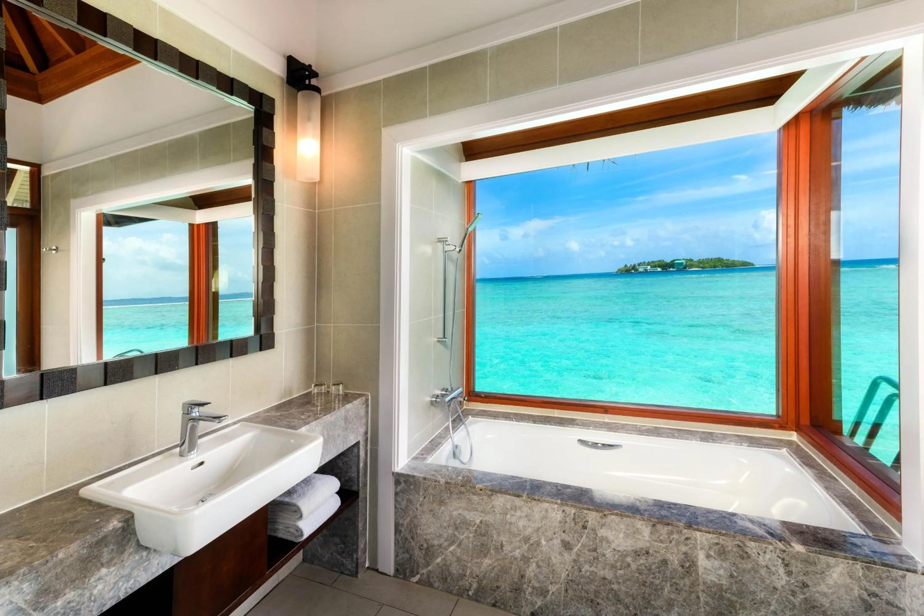 Bathroom in Sheraton Maldives Full Moon Resort & Spa