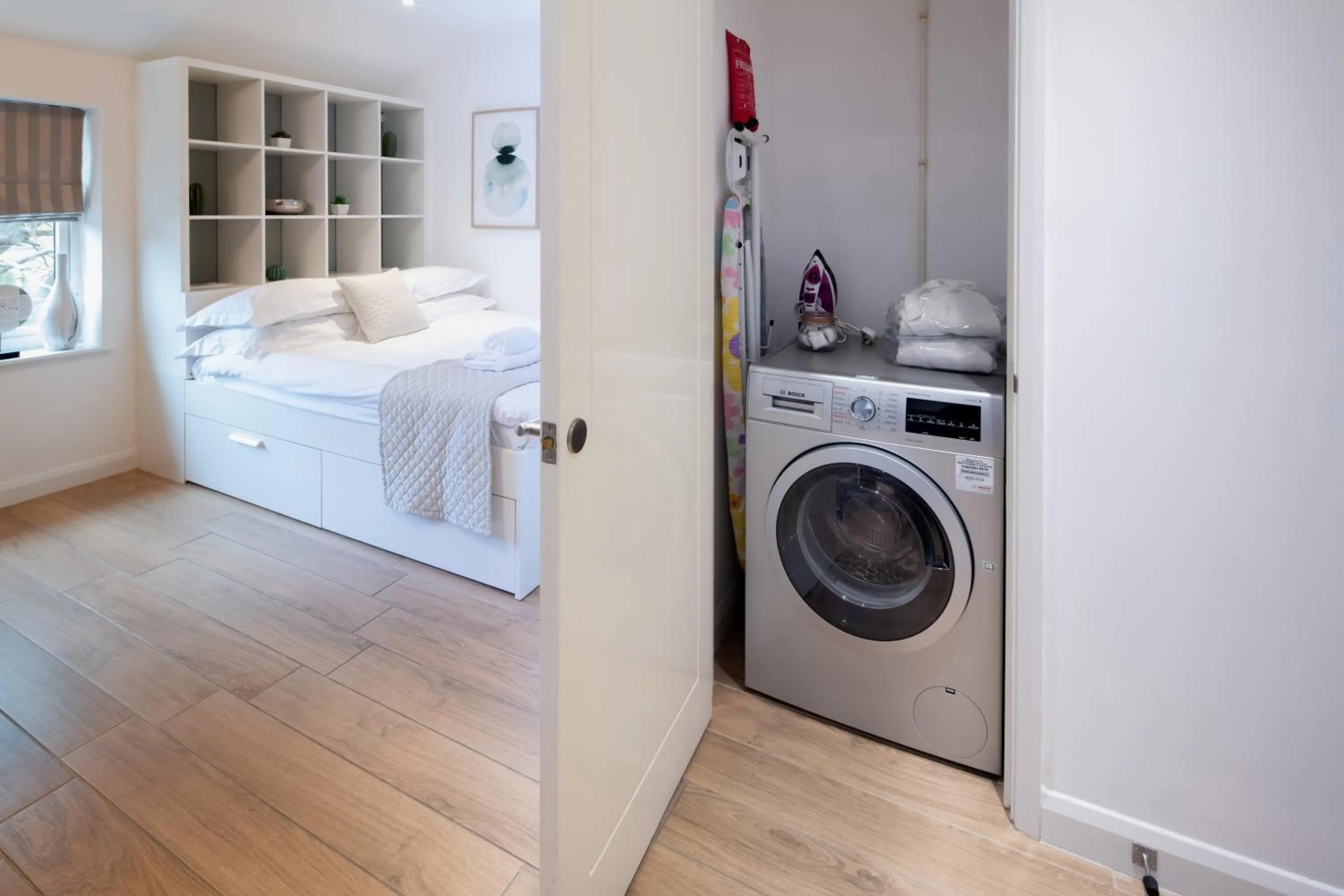 washing machine in Alison Court - Urban Apartments