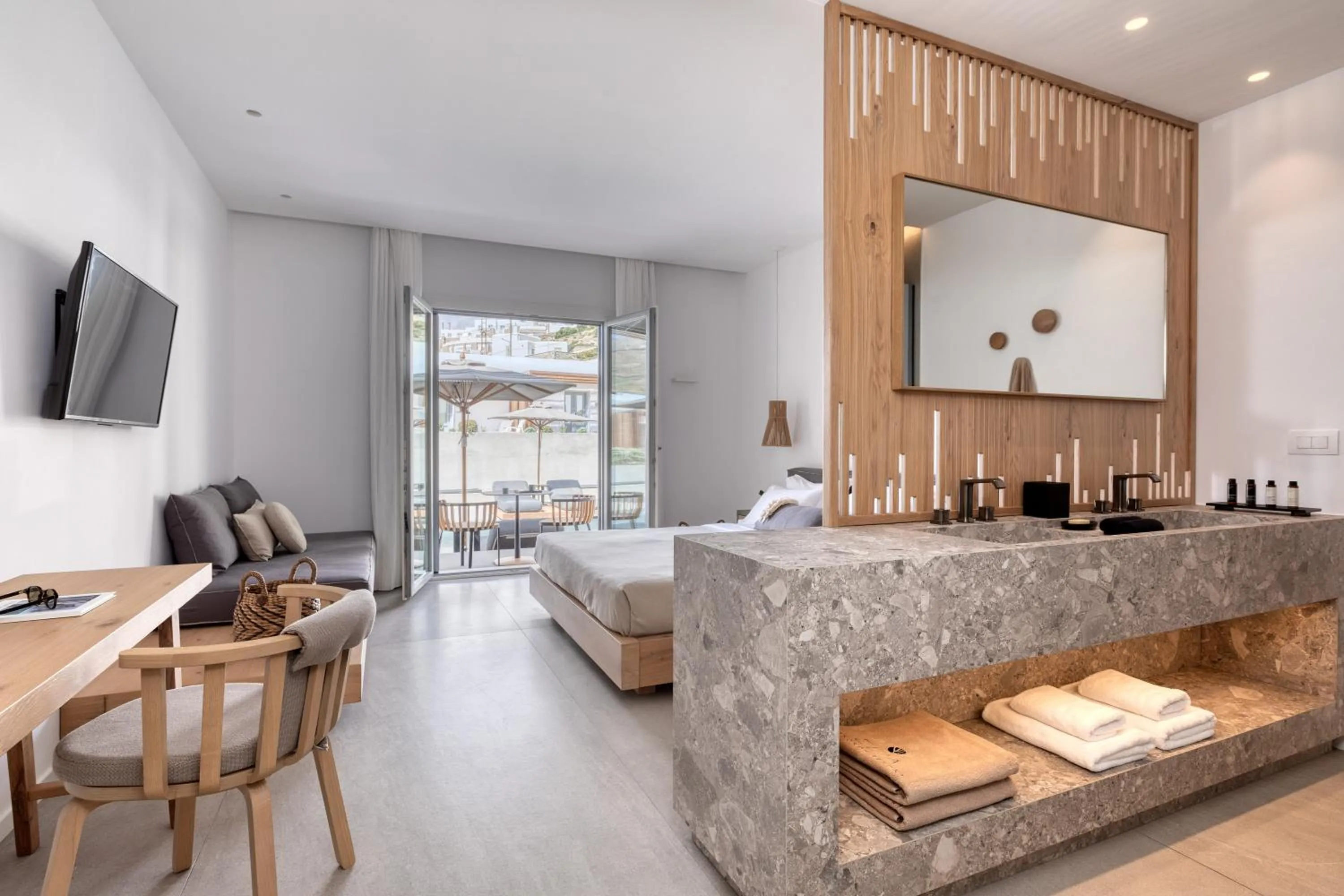 Photo of the whole room in Elia Mykonos Resort