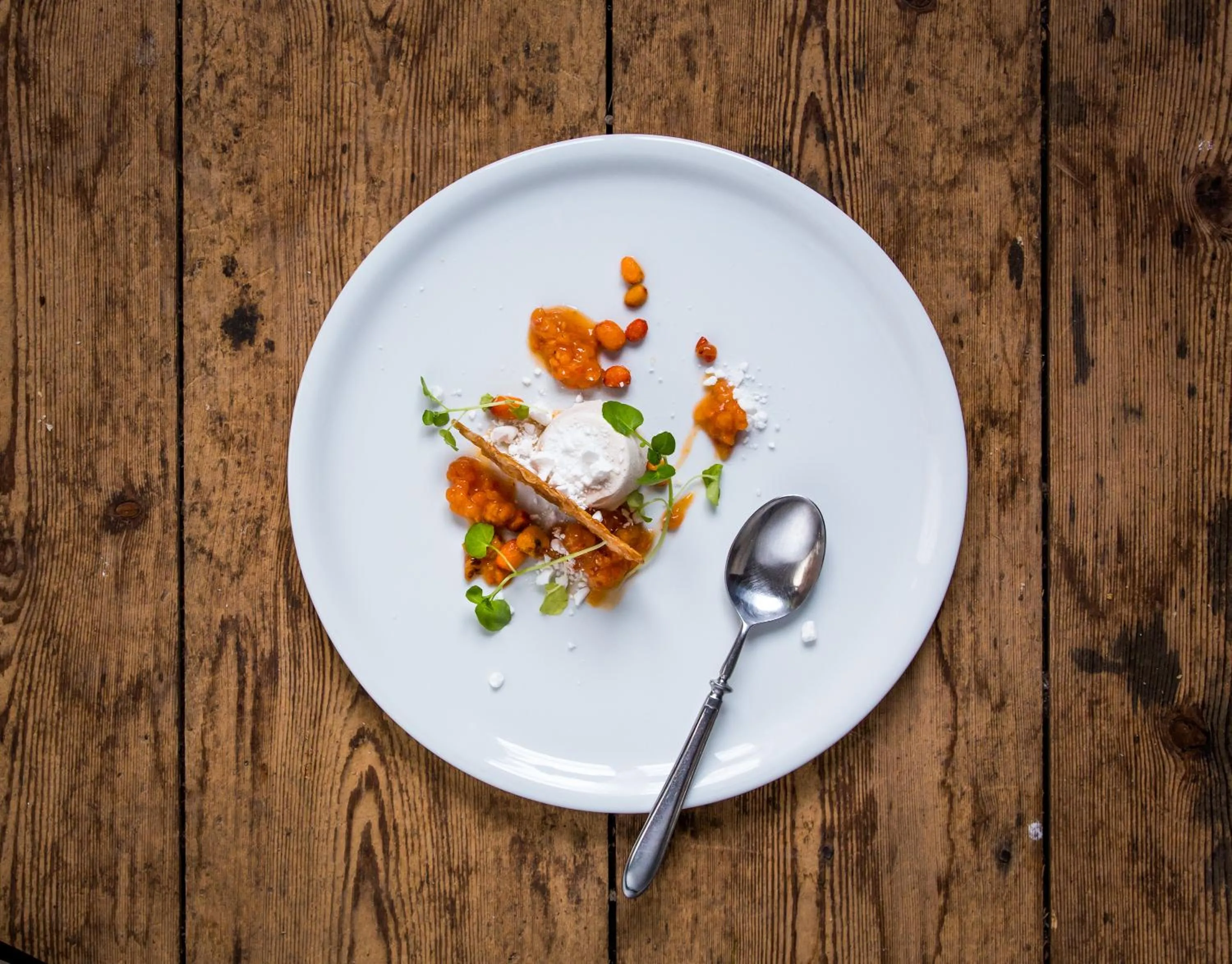 Food close-up in Hennickehammars Herrgård