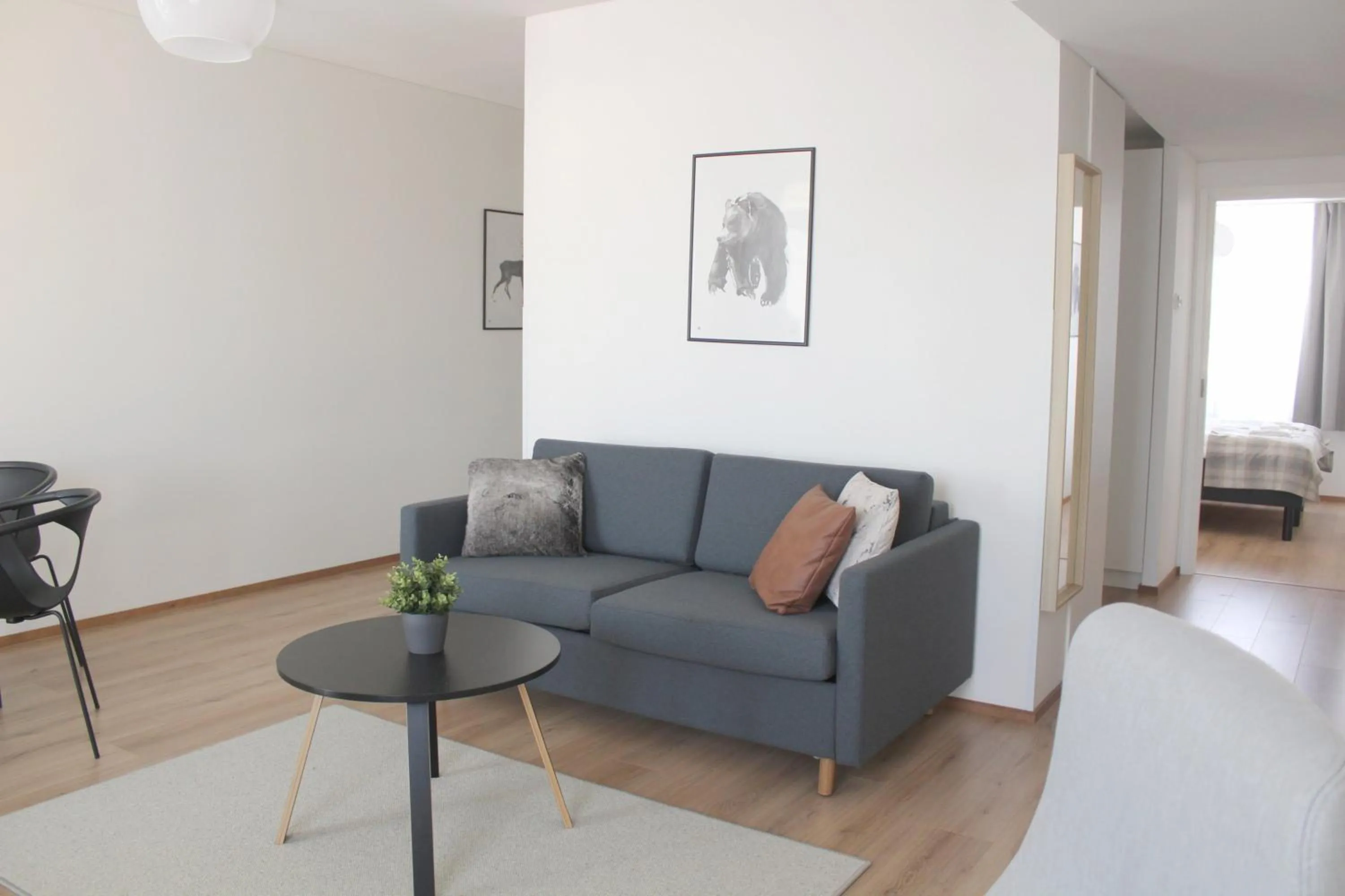 Living room in Forenom Serviced Apartments Rovaniemi Valtakatu