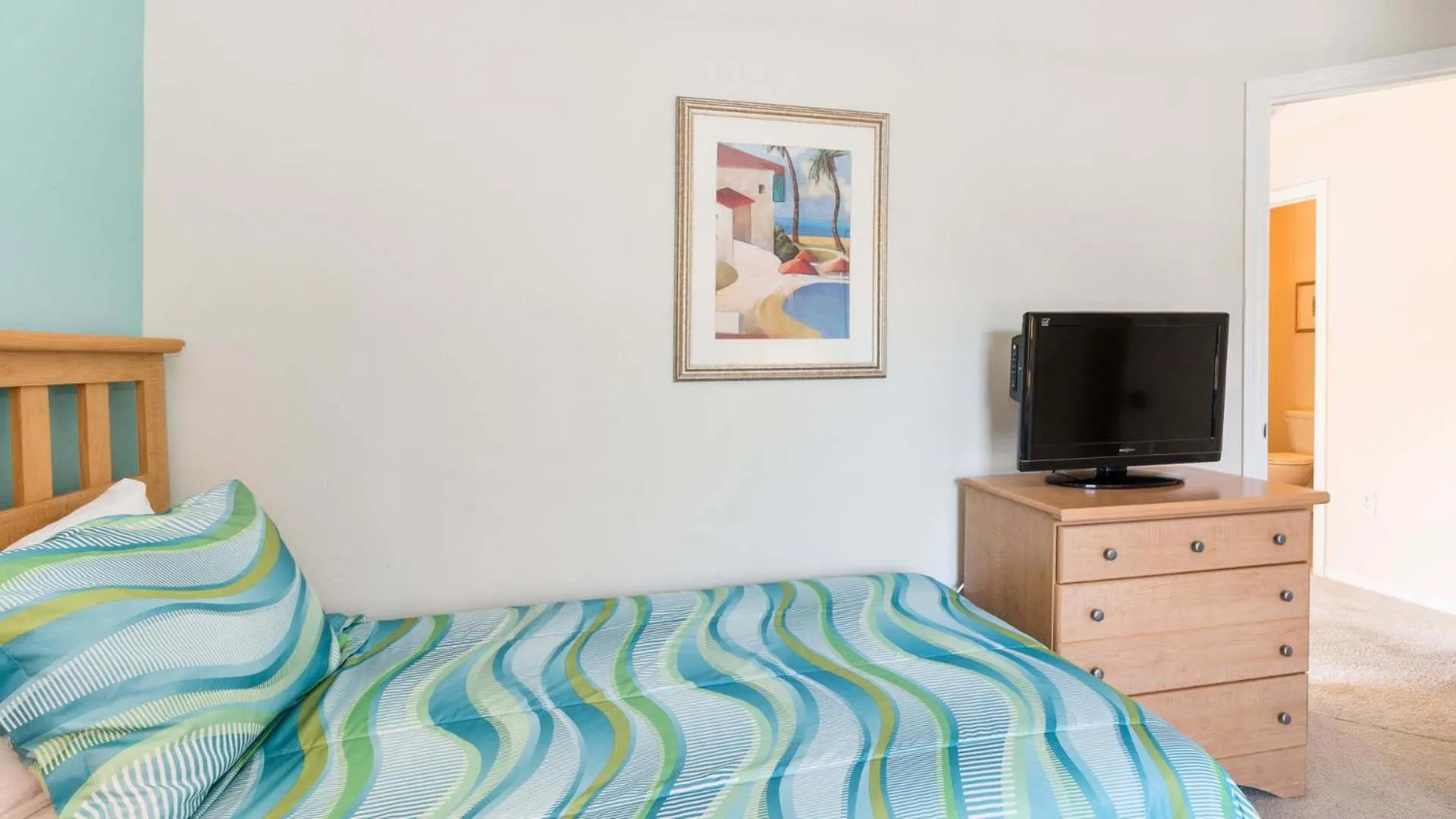 Bedroom, Bed in Bikini on the Beach at Terra Verde Resort